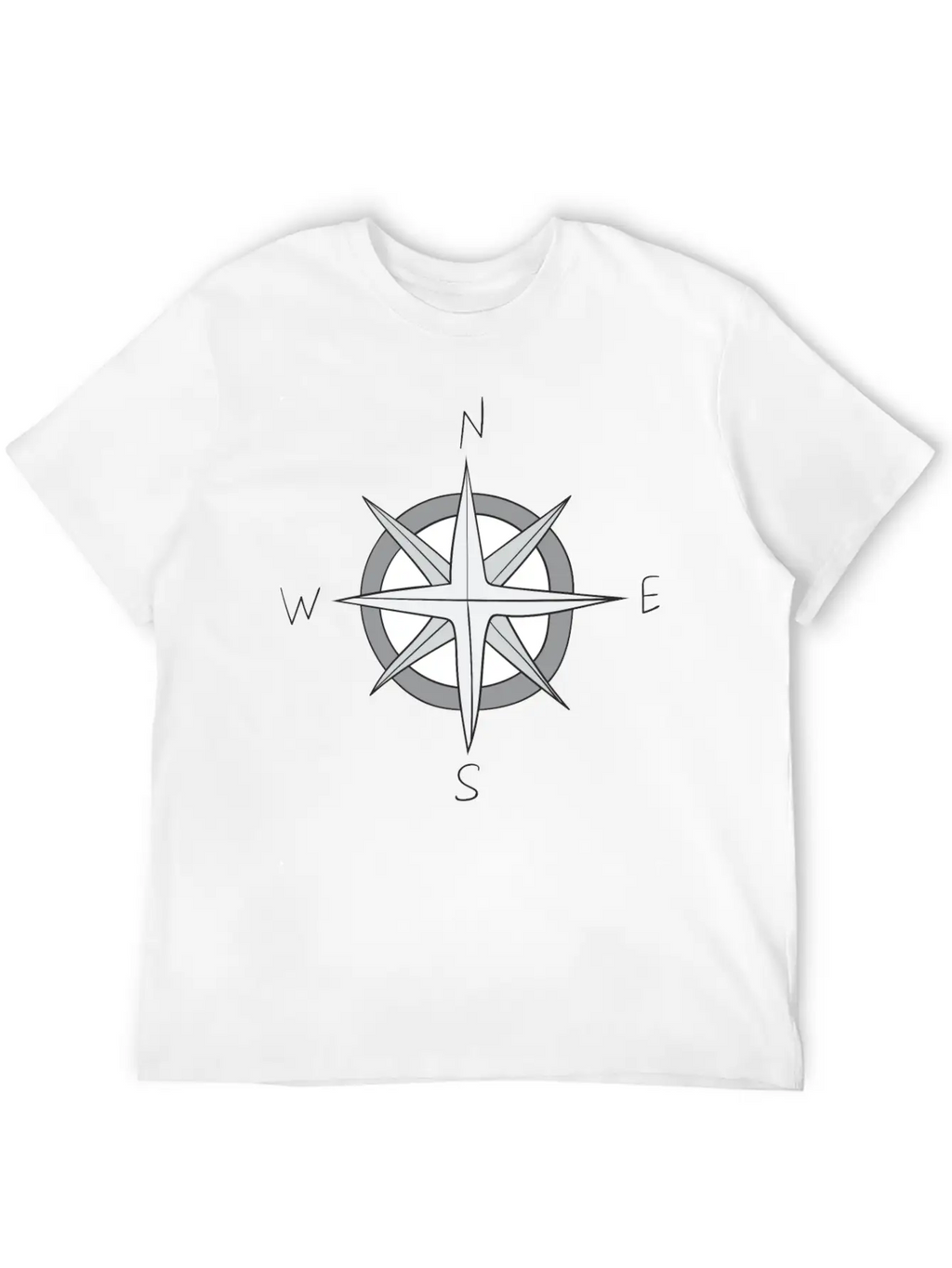 Compass Unisex Casual T-Shirt – Clean Design For Daily Comfort
