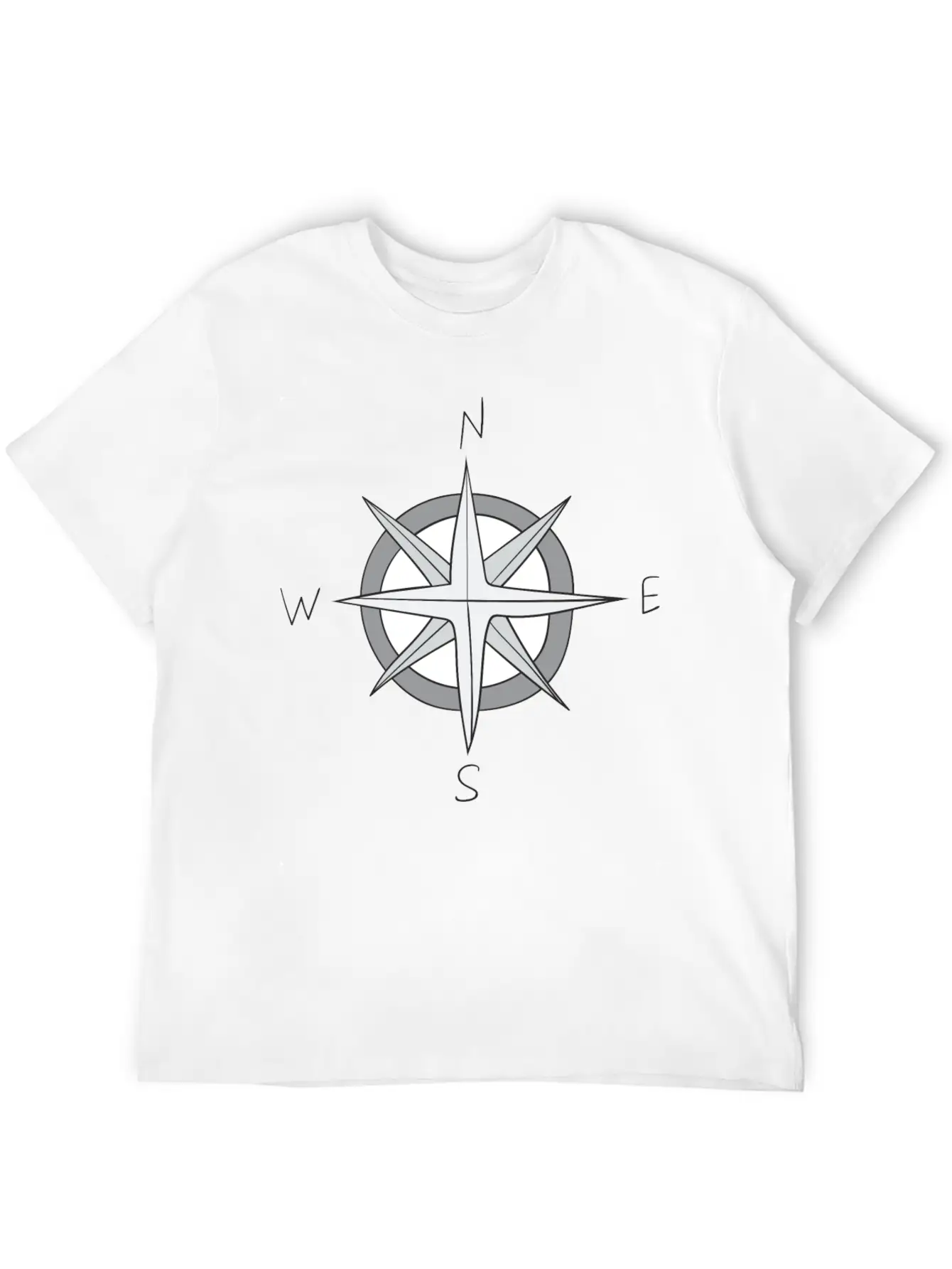 Compass Unisex Casual T-Shirt – Clean Design For Daily Comfort