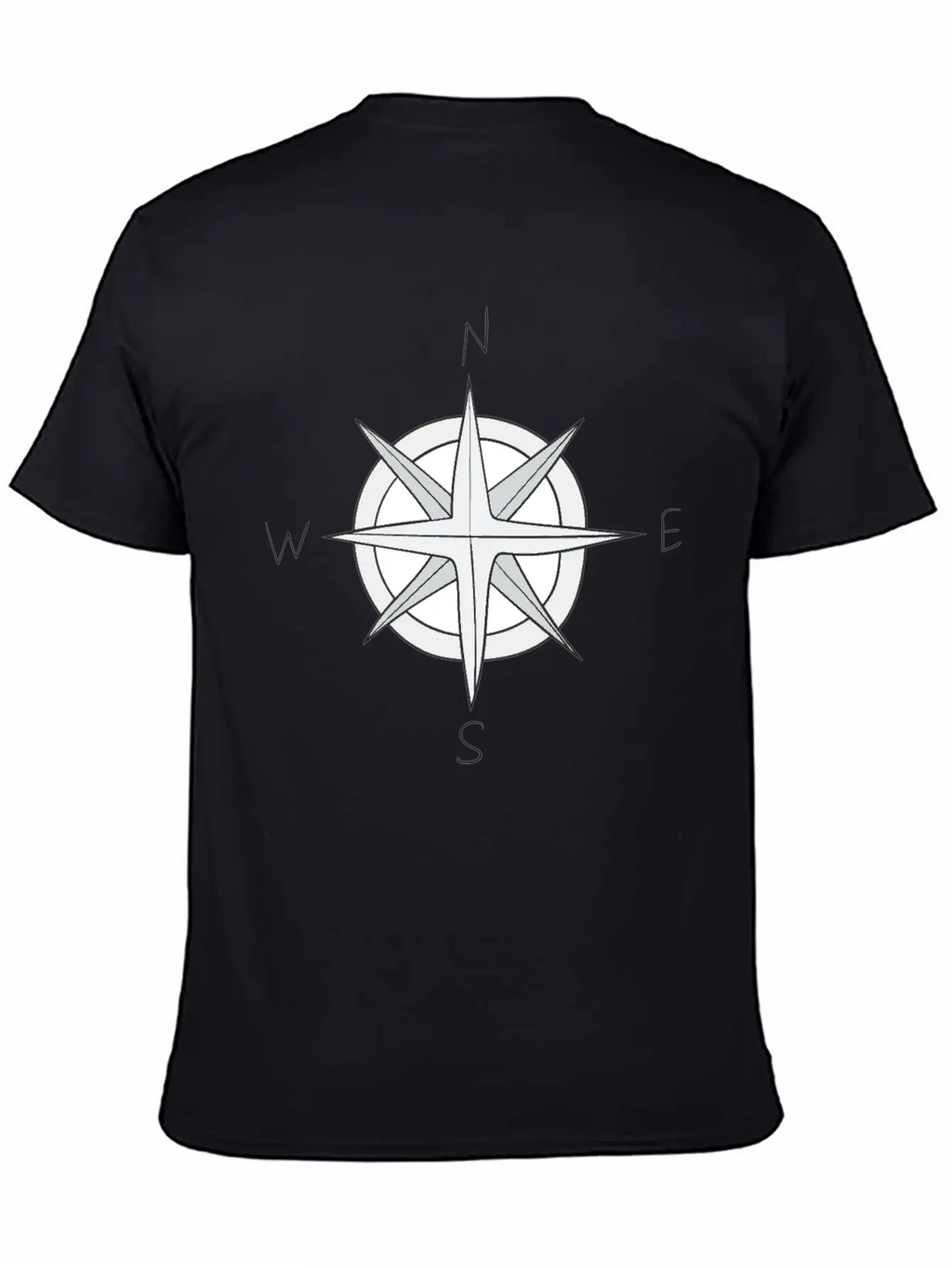 Compass Unisex Casual T-Shirt – Clean Design For Daily Comfort