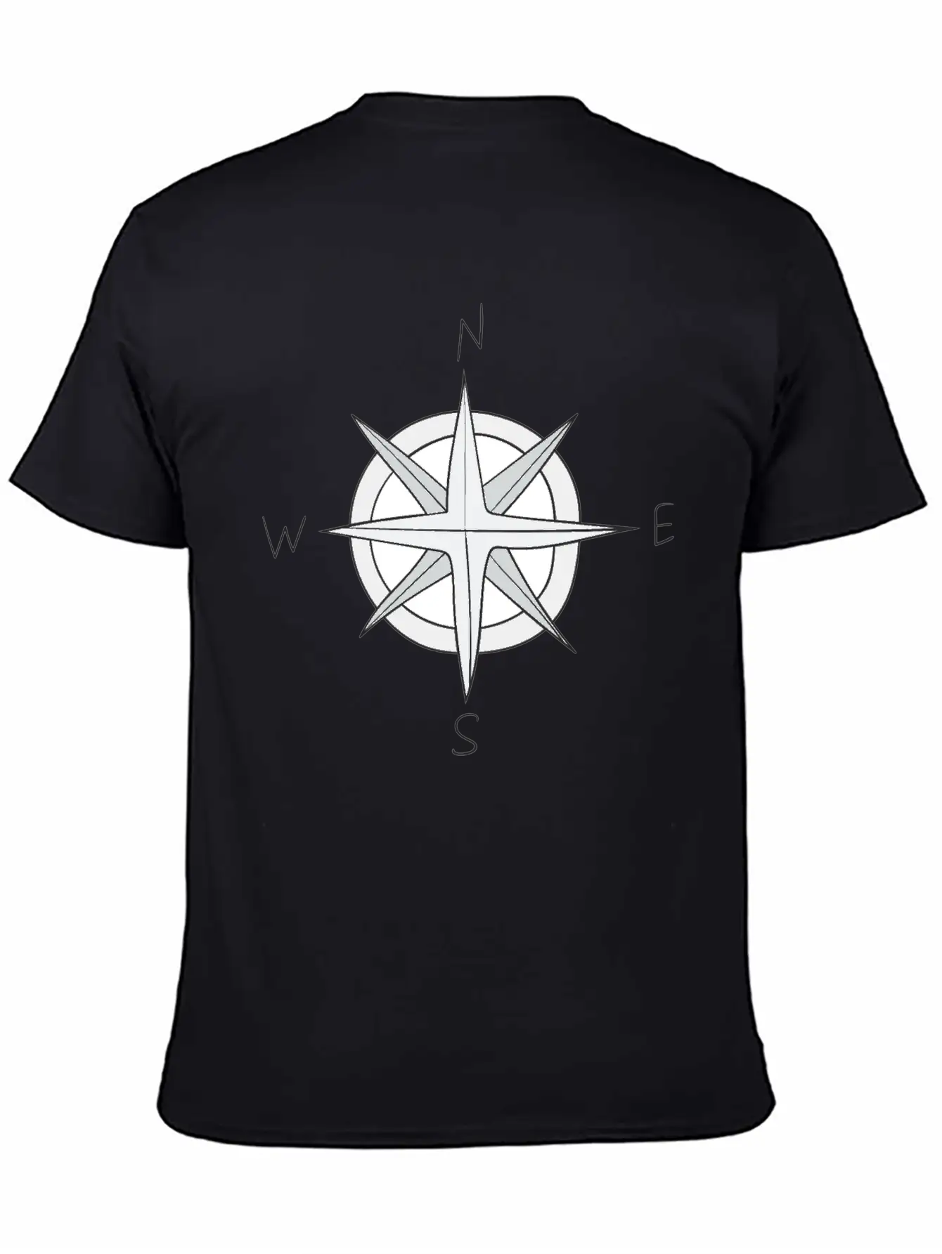 Compass Unisex Casual T-Shirt – Clean Design For Daily Comfort