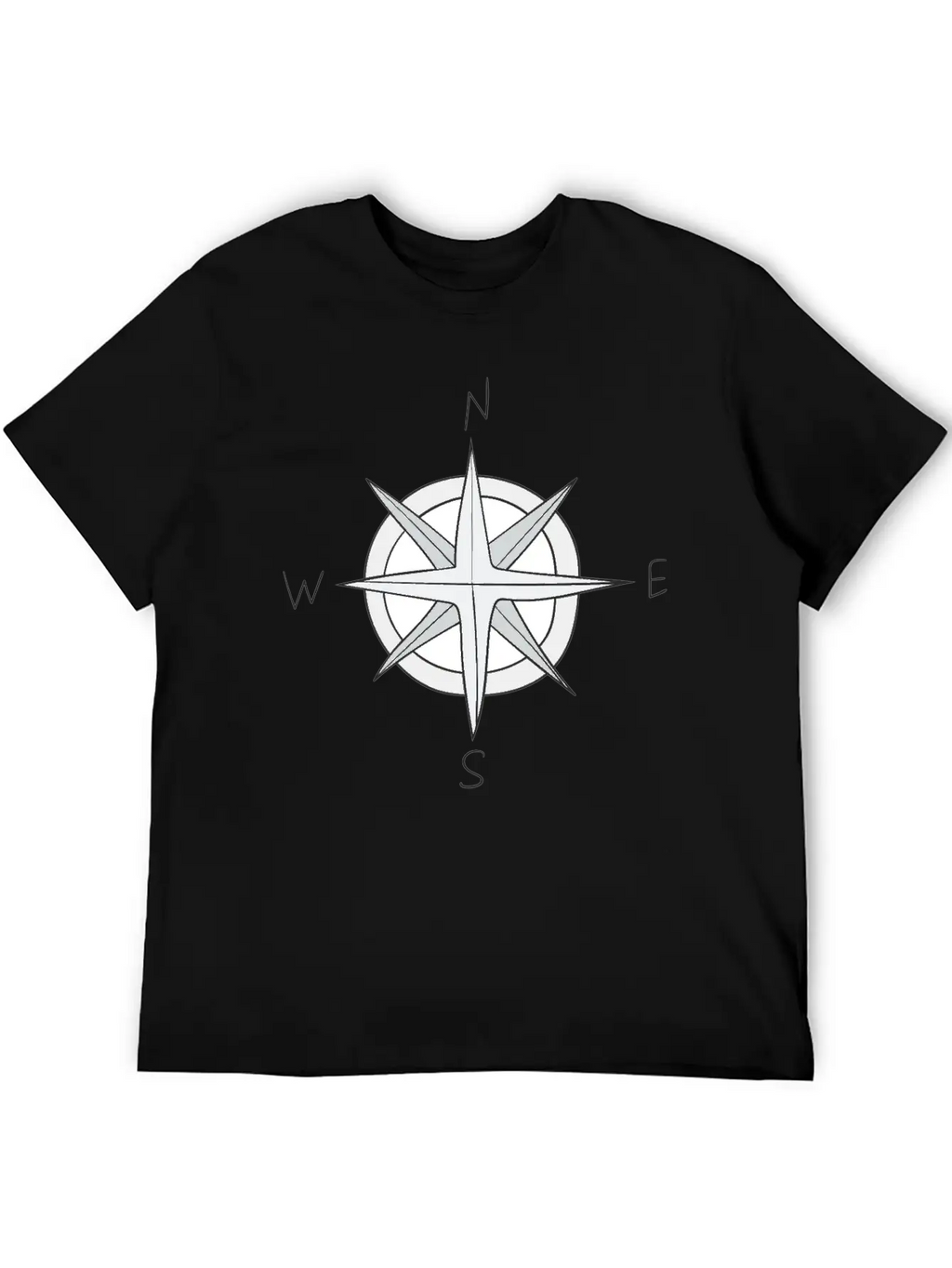 Compass Unisex Casual T-Shirt – Clean Design For Daily Comfort