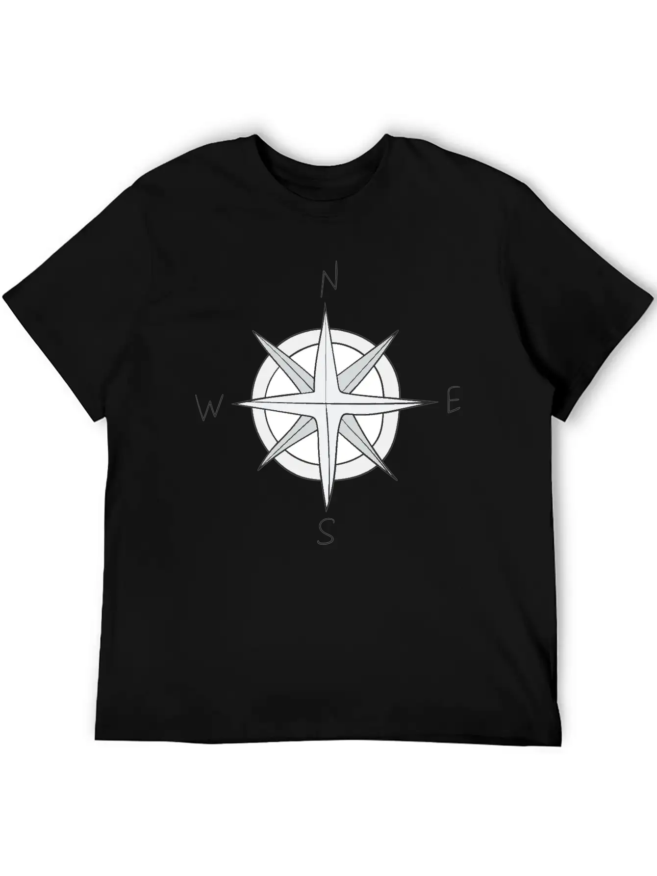 Compass Unisex Casual T-Shirt – Clean Design For Daily Comfort
