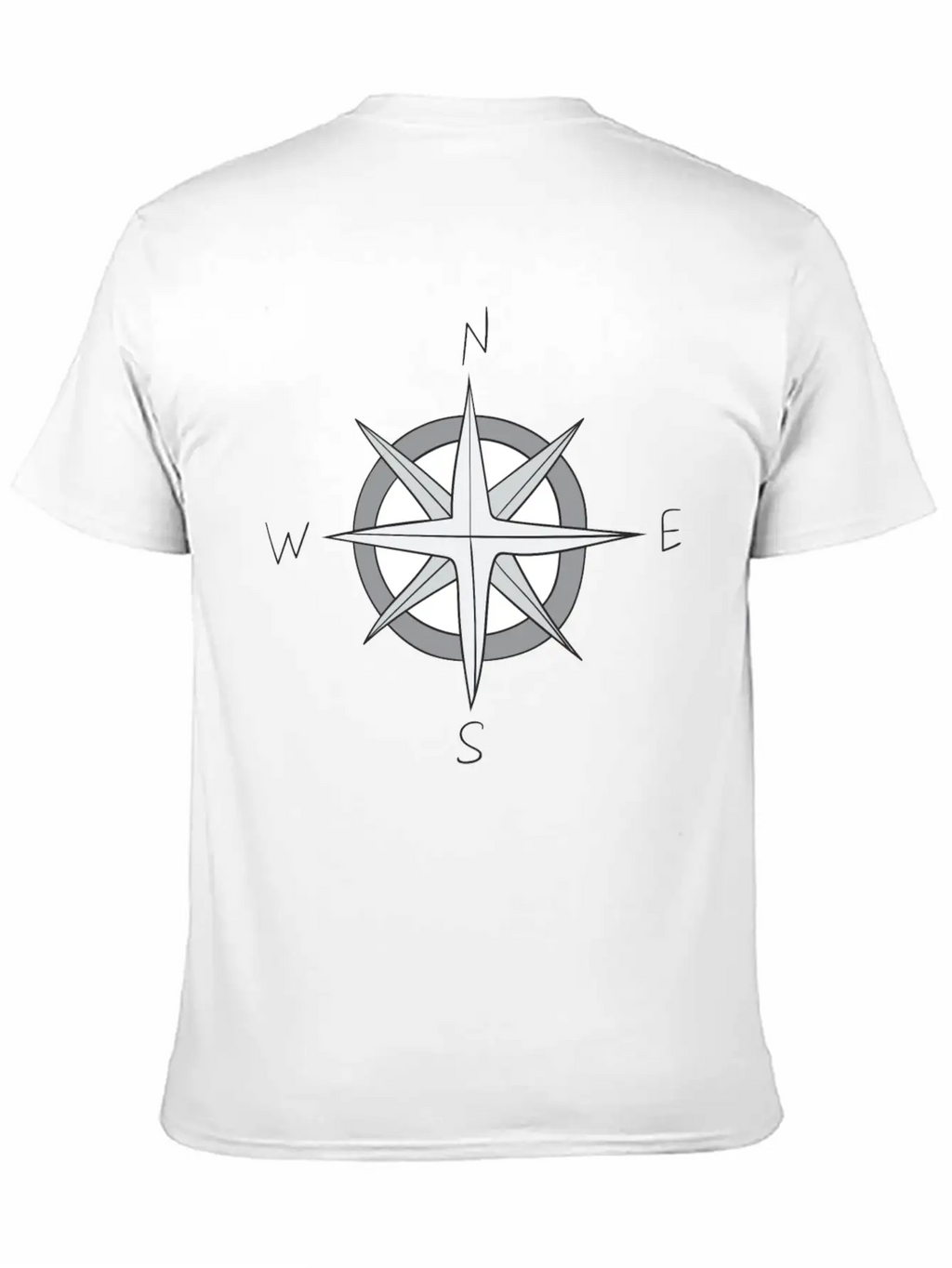 Compass Unisex Casual T-Shirt – Clean Design For Daily Comfort
