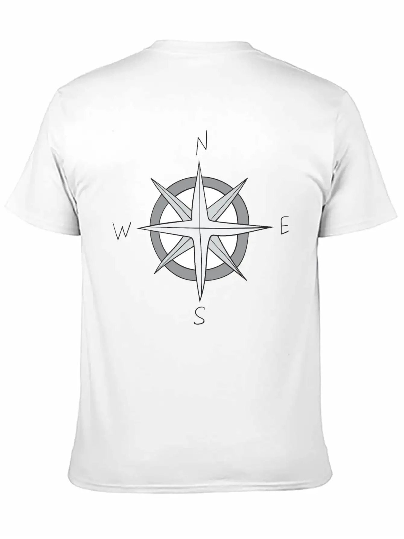 Compass Unisex Casual T-Shirt – Clean Design For Daily Comfort