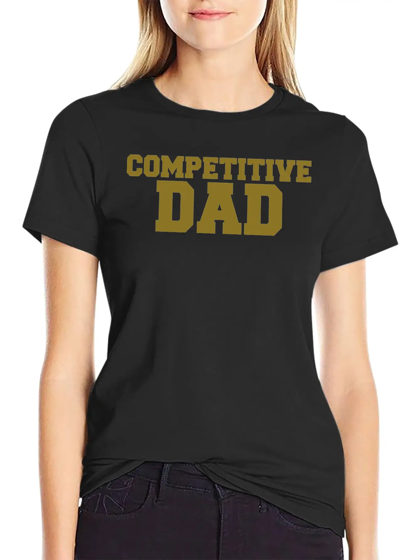 Competitive Dad Relaxed Everyday Tee – Lightweight And Durable Cotton