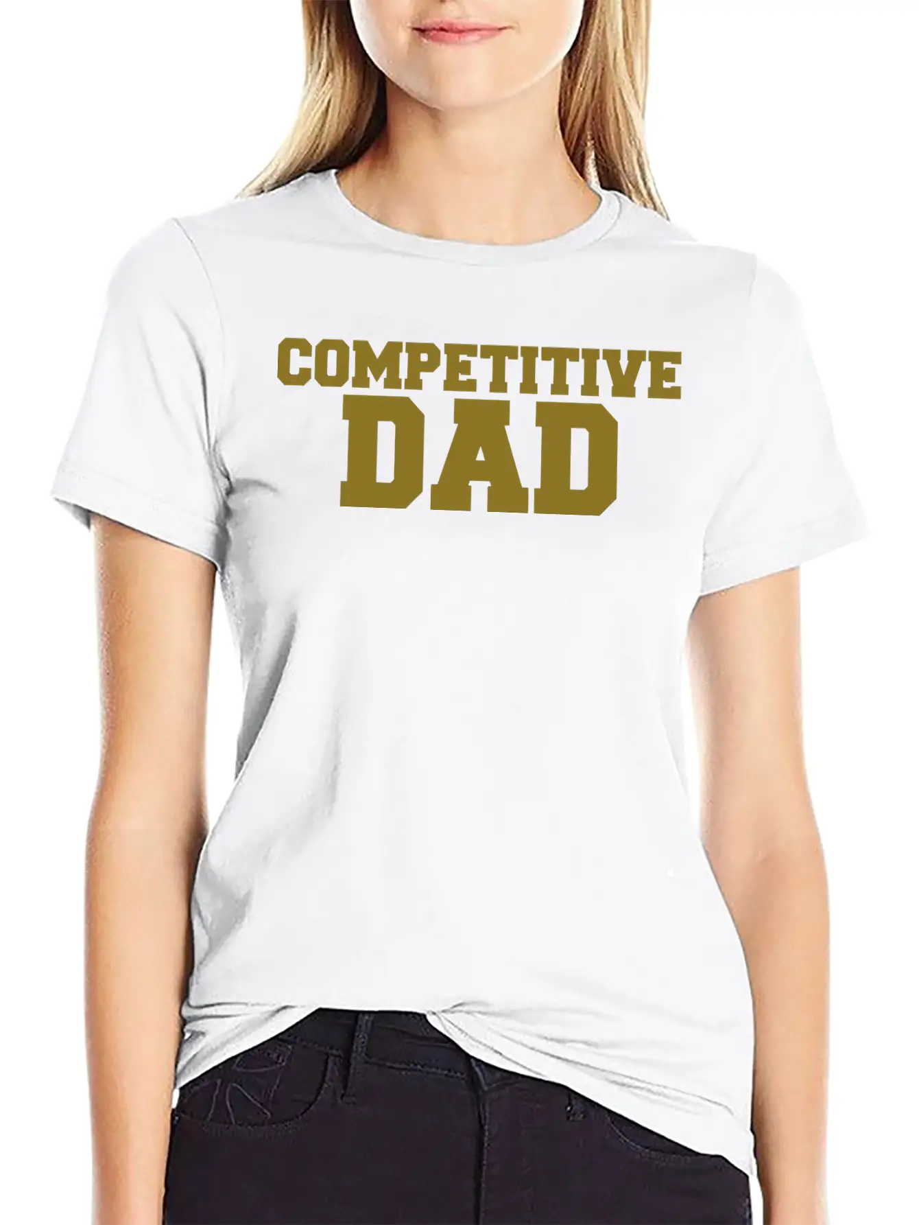 Competitive Dad Relaxed Everyday Tee – Lightweight And Durable Cotton
