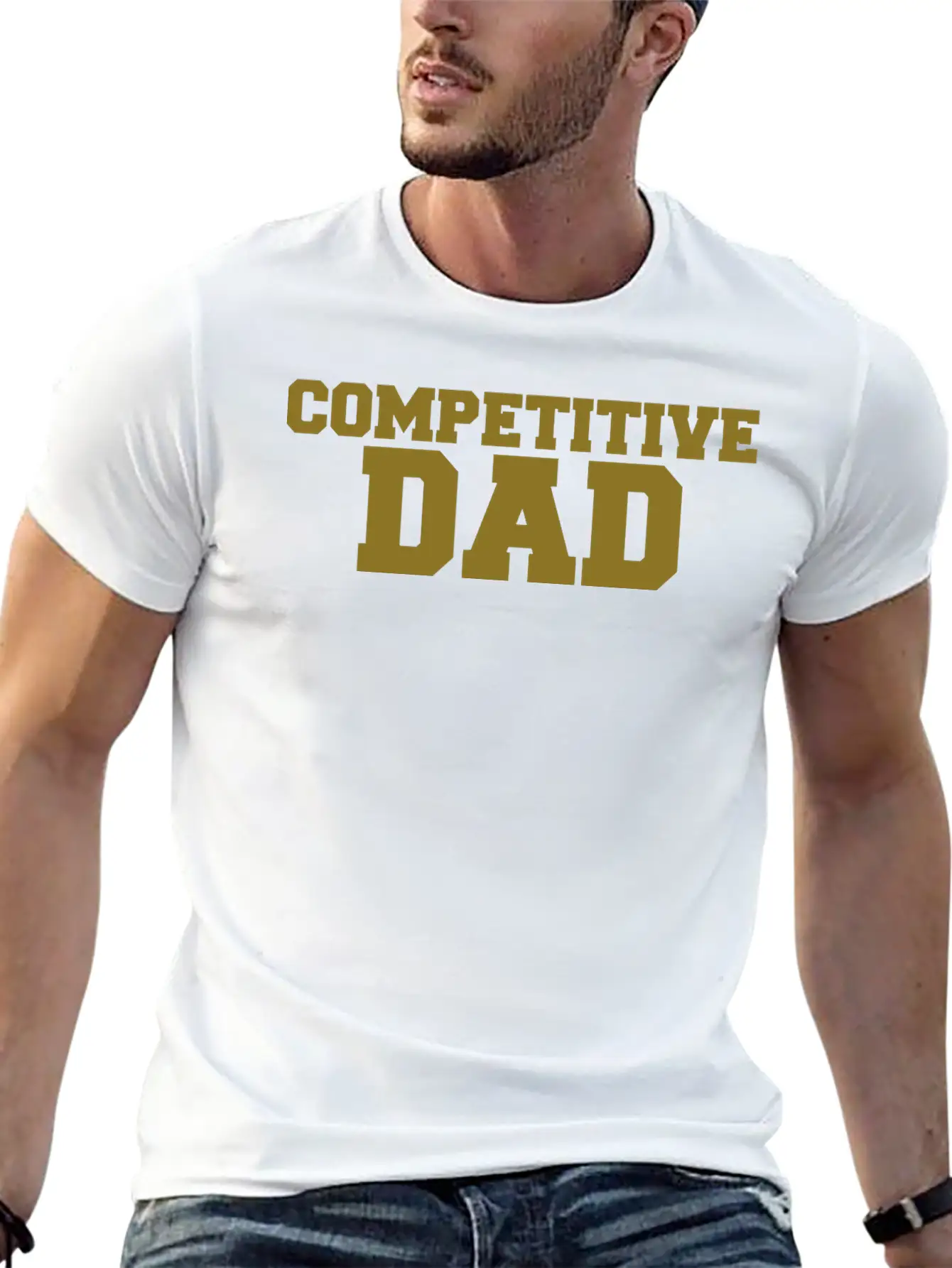 Competitive Dad Relaxed Everyday Tee – Lightweight And Durable Cotton