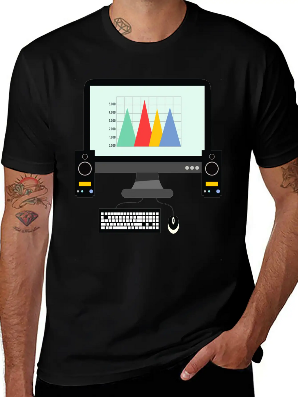 Computer Stylish Everyday T-Shirt – Unisex Basic Cotton Tee