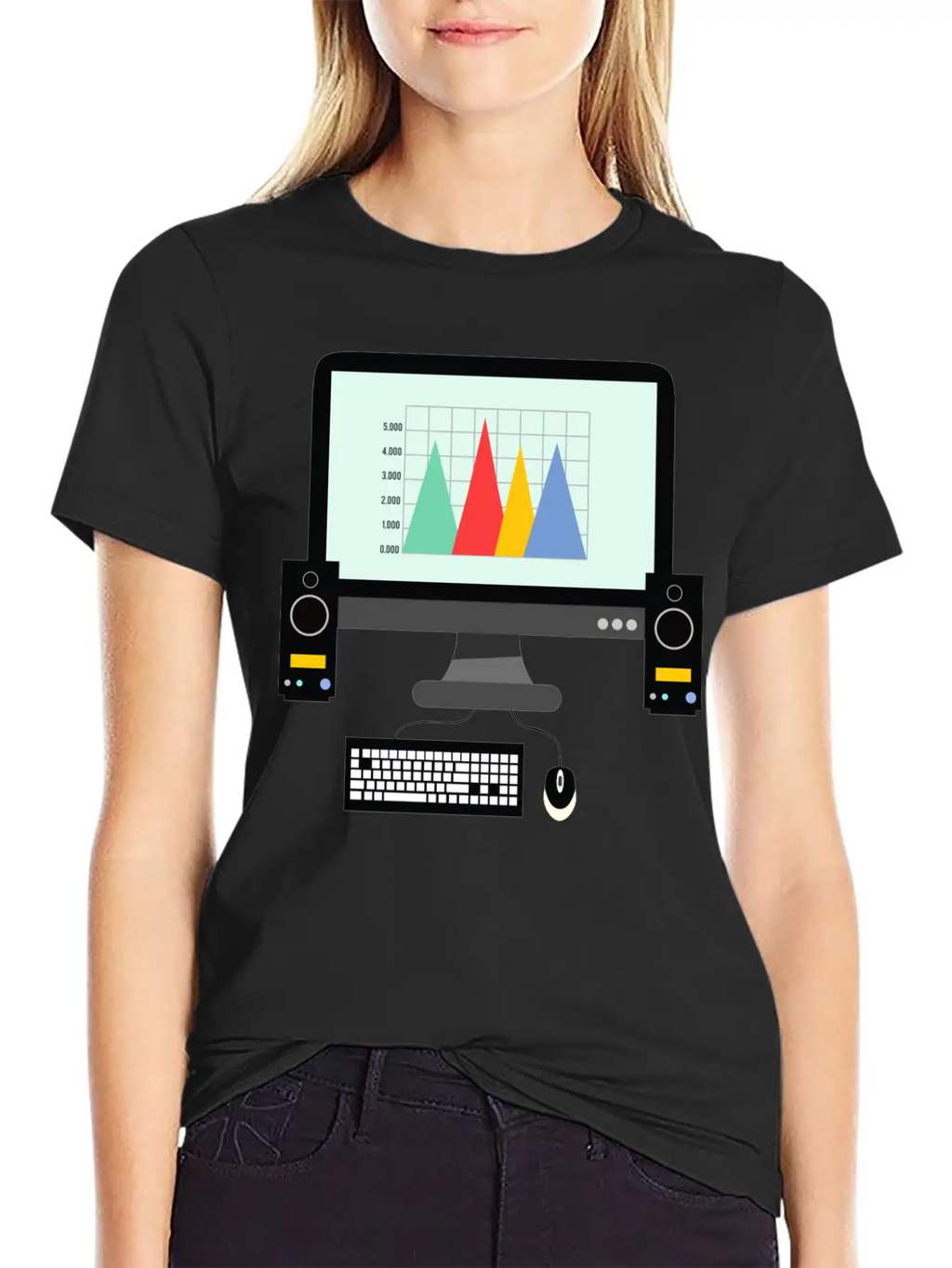 Computer Stylish Everyday T-Shirt – Unisex Basic Cotton Tee