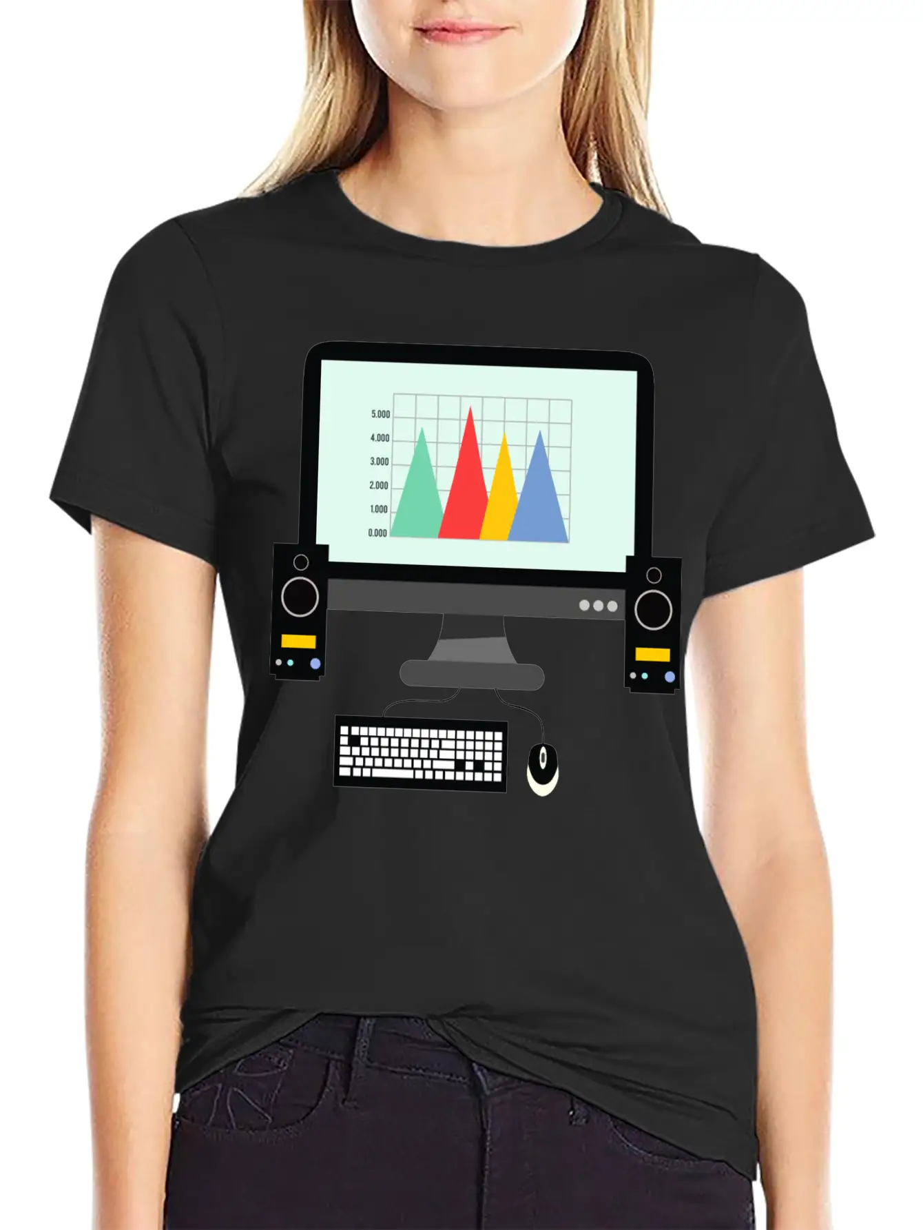 Computer Stylish Everyday T-Shirt – Unisex Basic Cotton Tee