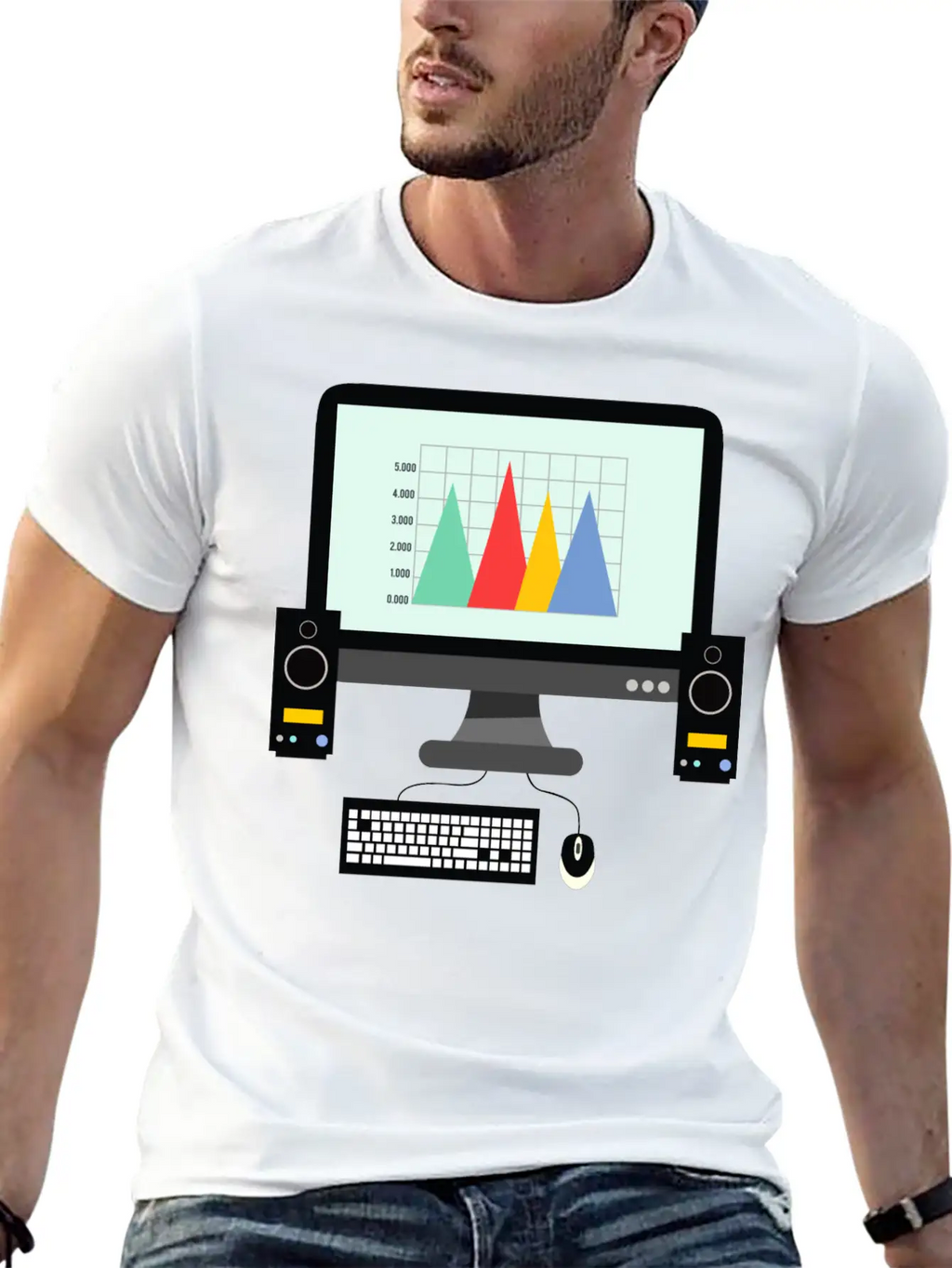 Computer Stylish Everyday T-Shirt – Unisex Basic Cotton Tee