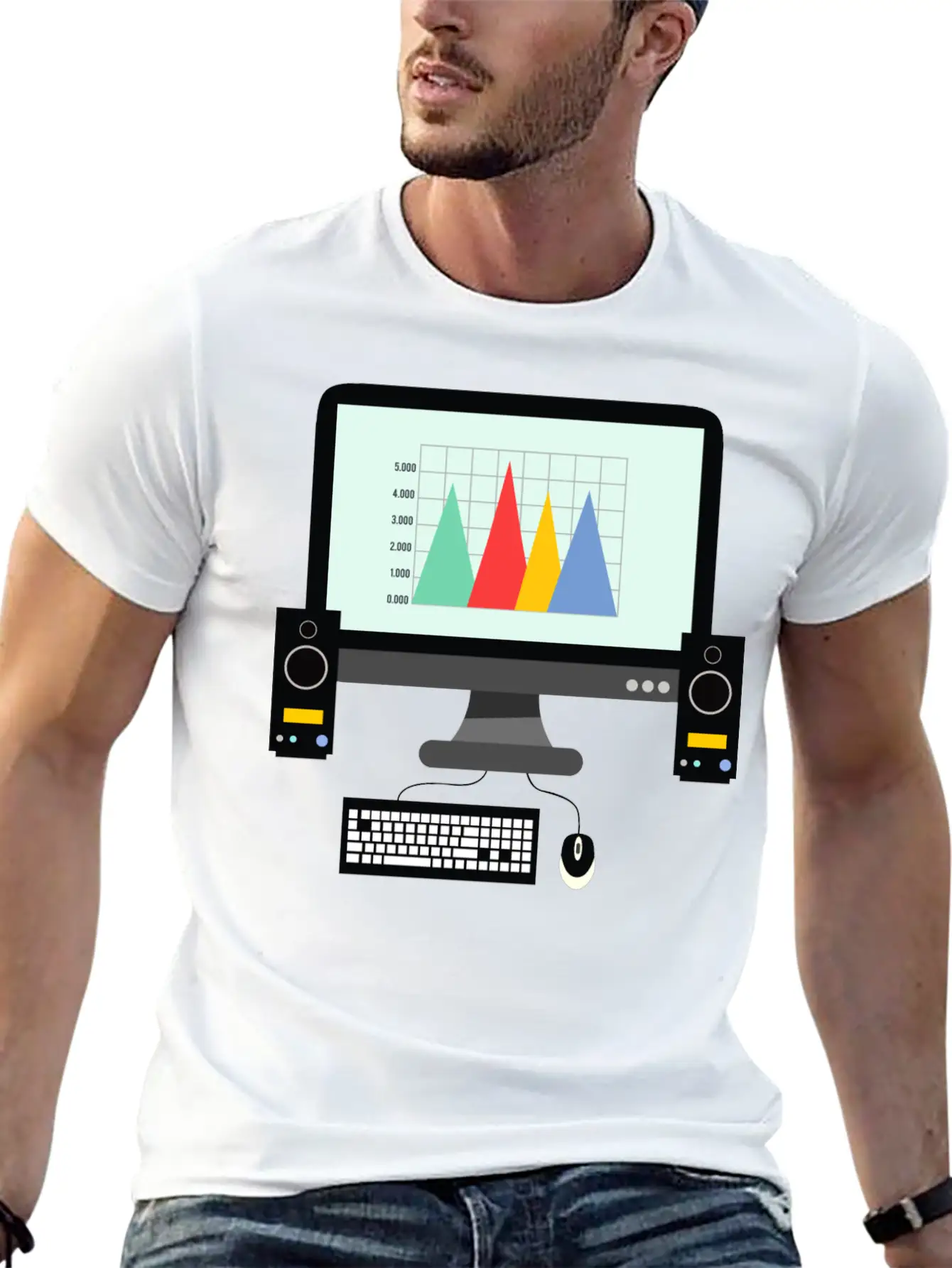 Computer Stylish Everyday T-Shirt – Unisex Basic Cotton Tee