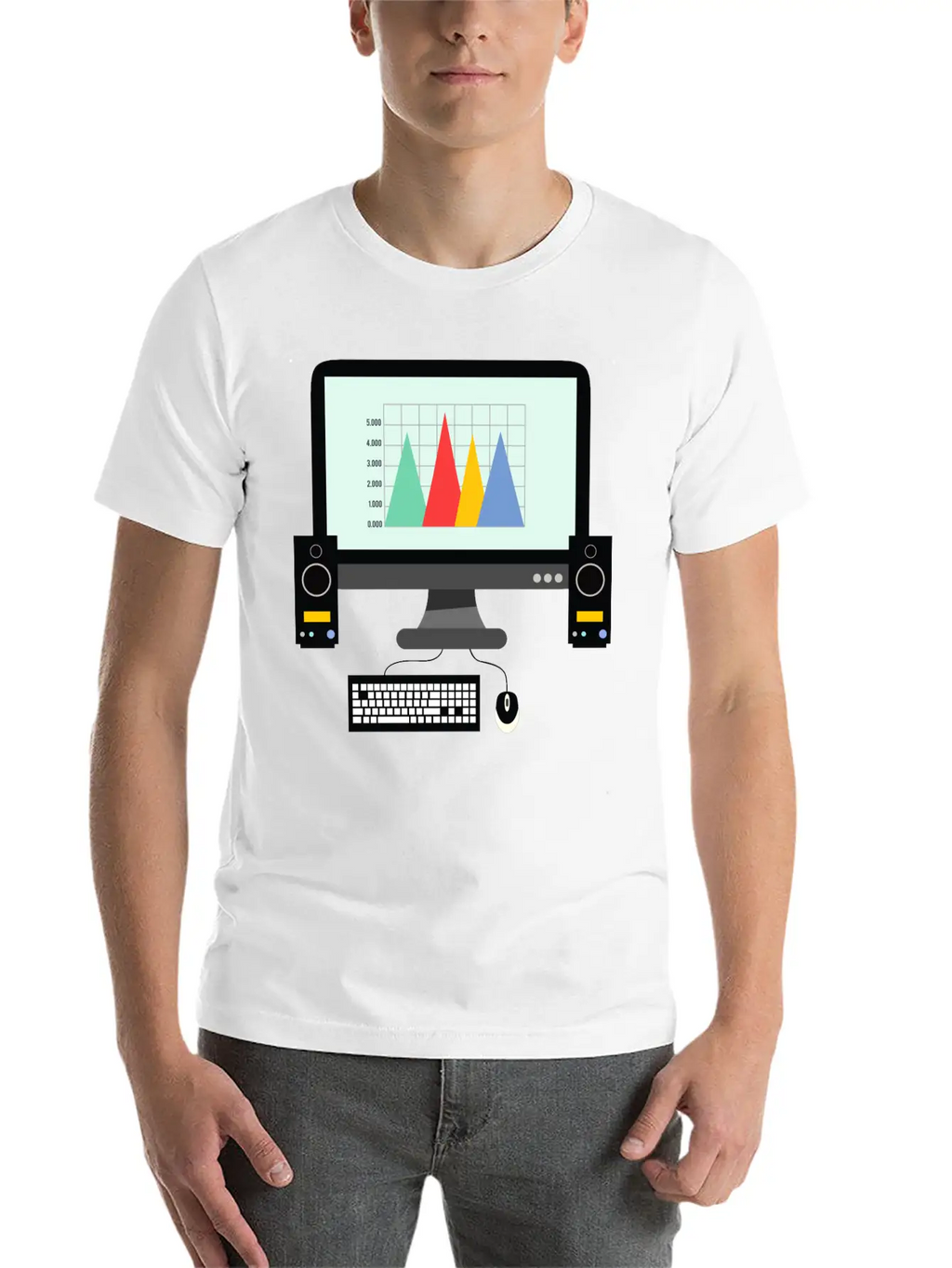 Computer Stylish Everyday T-Shirt – Unisex Basic Cotton Tee