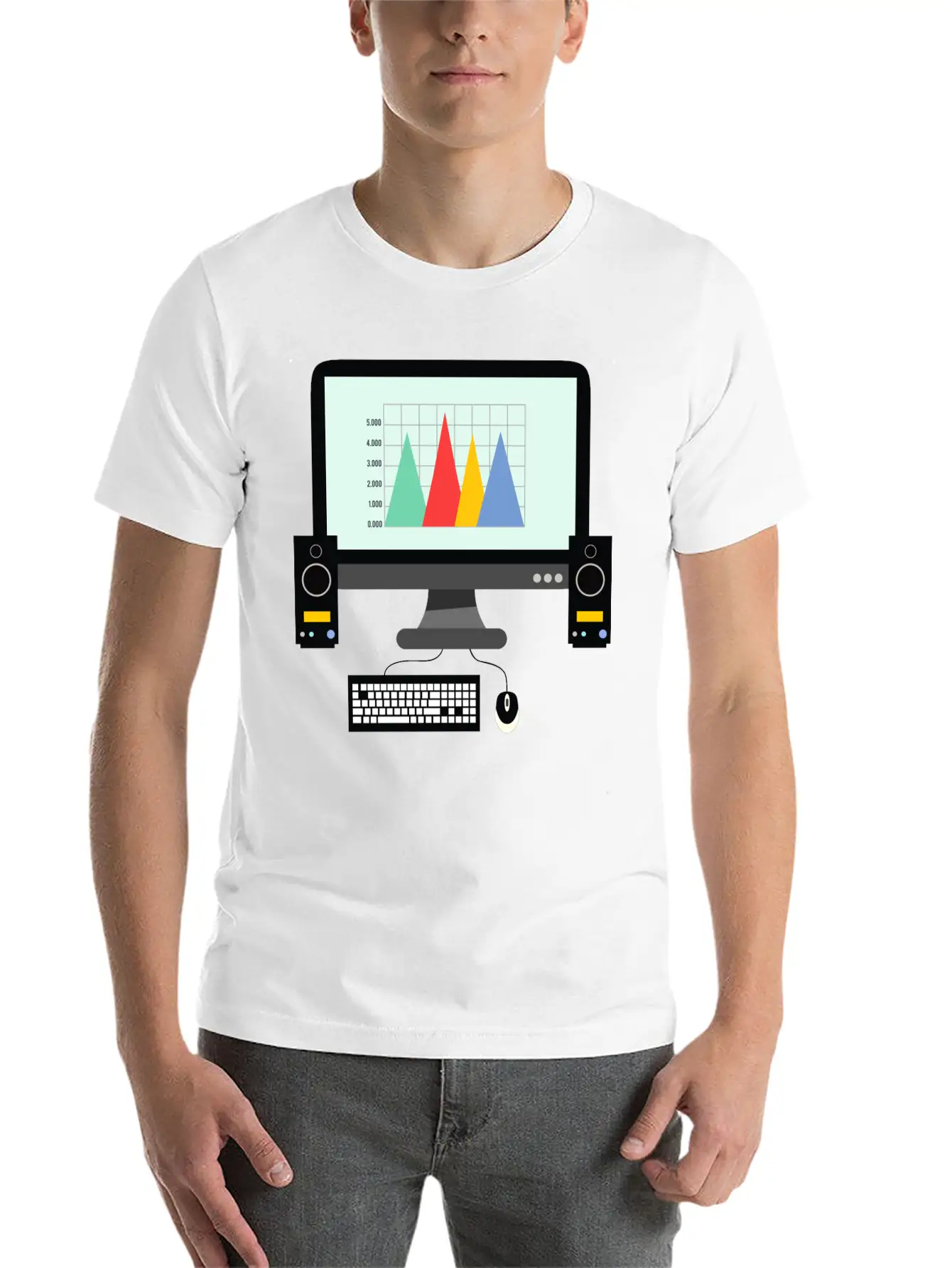 Computer Stylish Everyday T-Shirt – Unisex Basic Cotton Tee