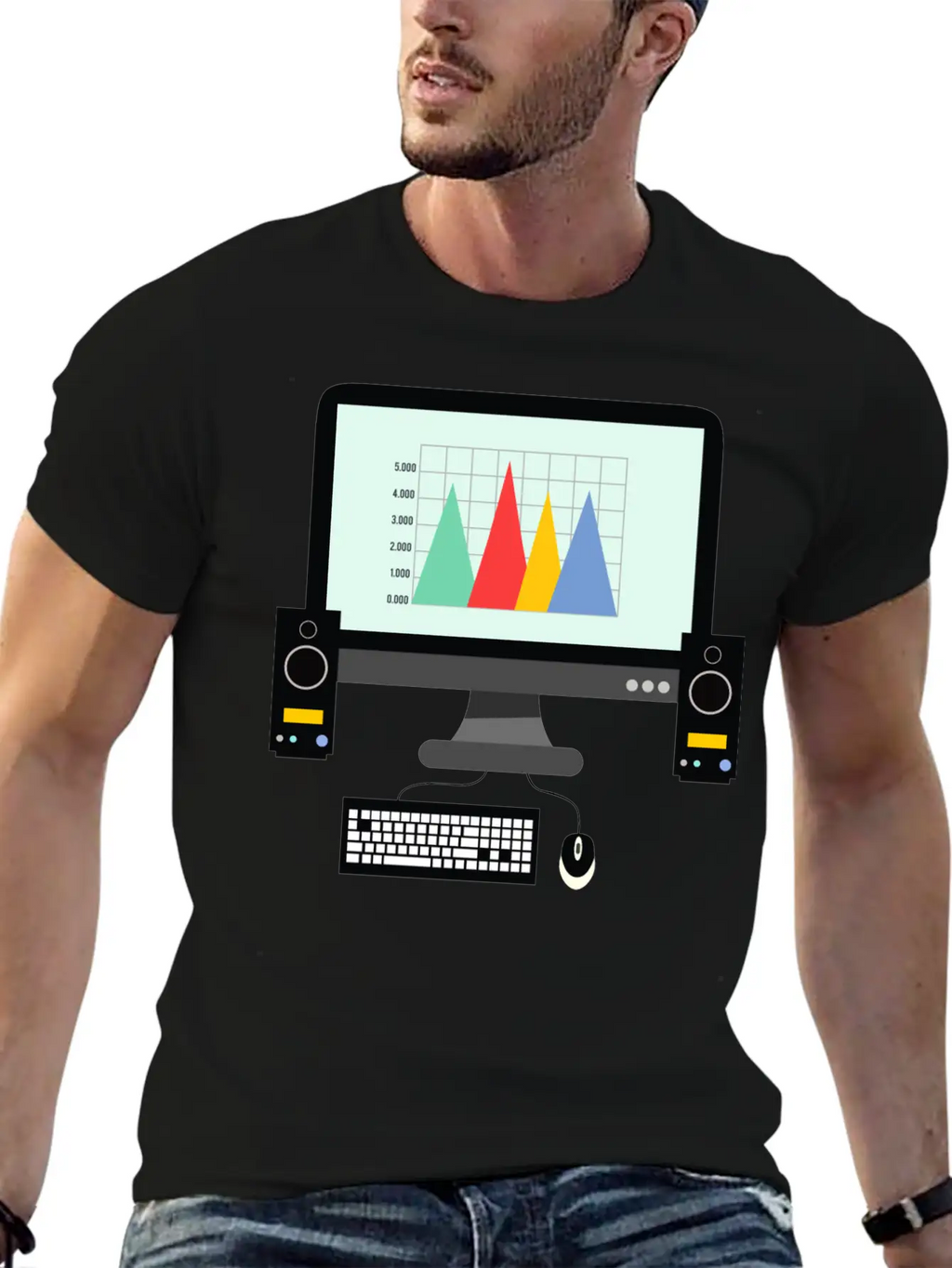 Computer Stylish Everyday T-Shirt – Unisex Basic Cotton Tee