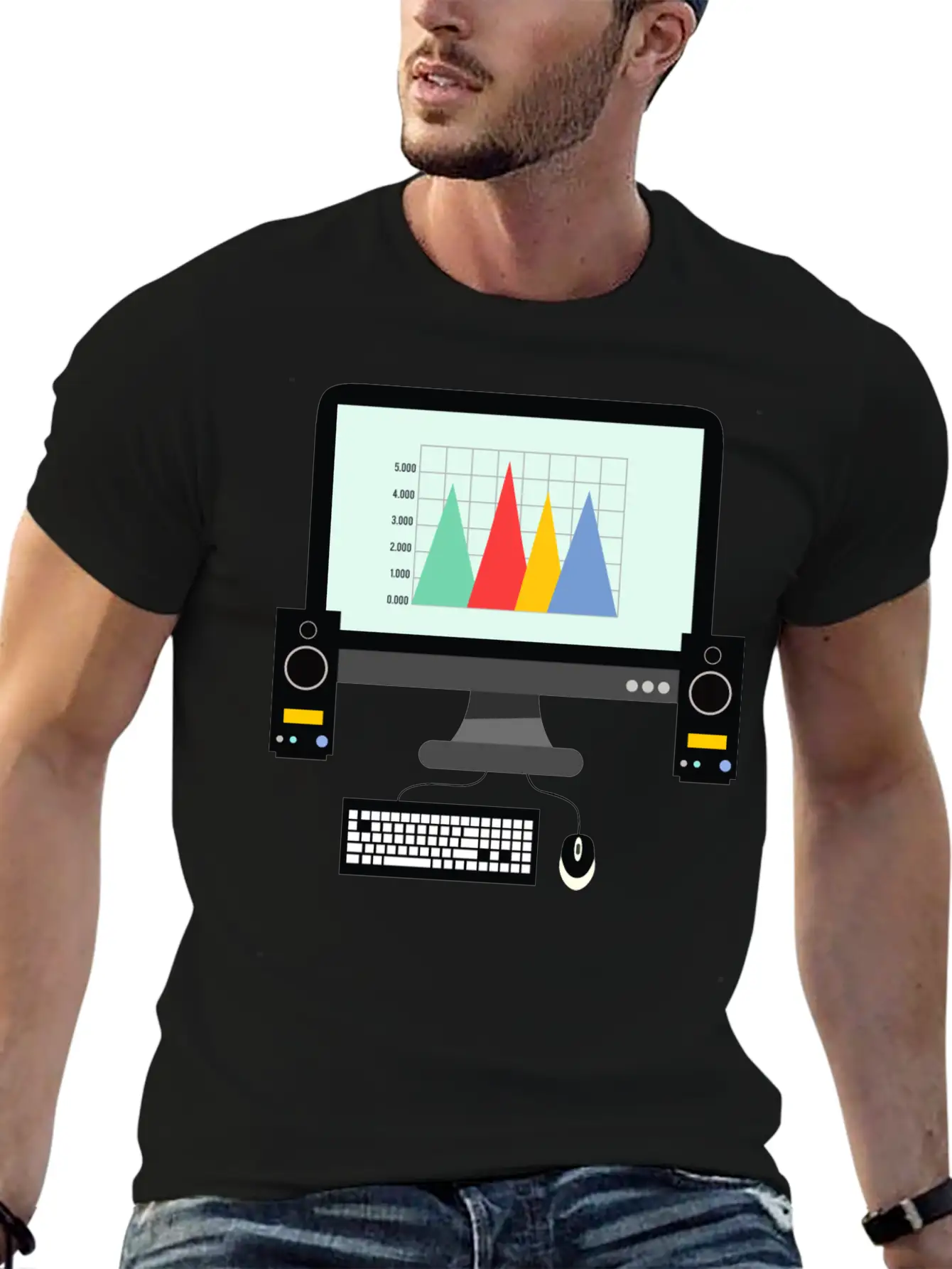 Computer Stylish Everyday T-Shirt – Unisex Basic Cotton Tee