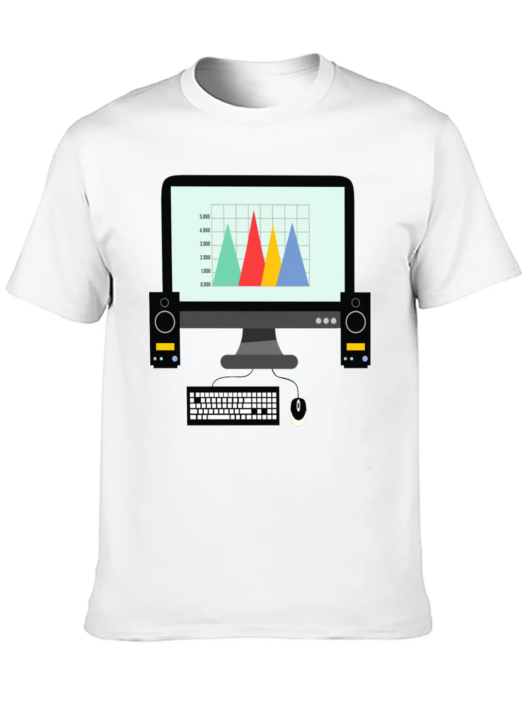 Computer Stylish Everyday T-Shirt – Unisex Basic Cotton Tee