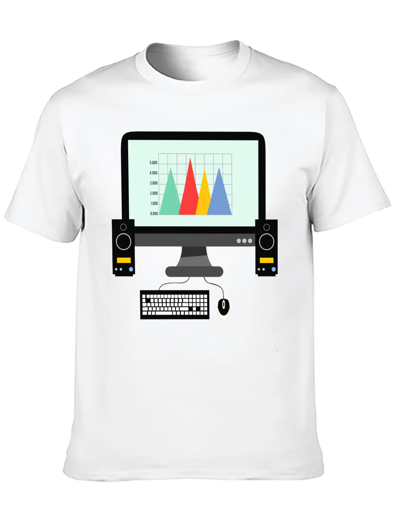 Computer Stylish Everyday T-Shirt – Unisex Basic Cotton Tee