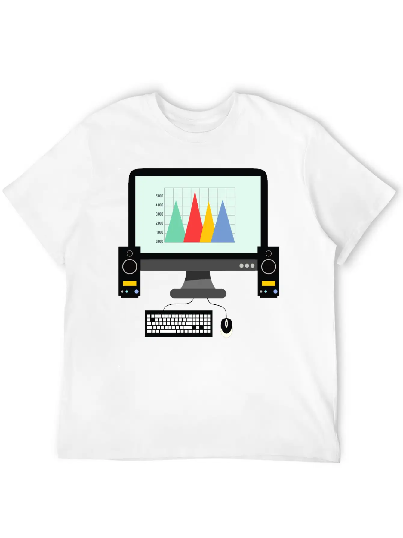 Computer Stylish Everyday T-Shirt – Unisex Basic Cotton Tee