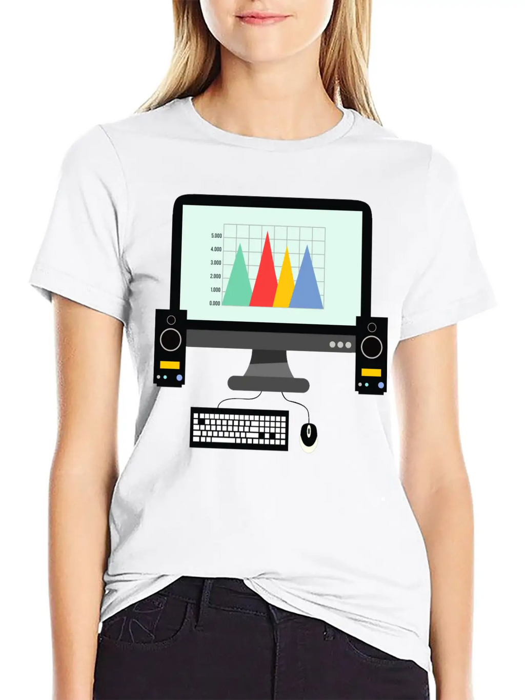 Computer Stylish Everyday T-Shirt – Unisex Basic Cotton Tee