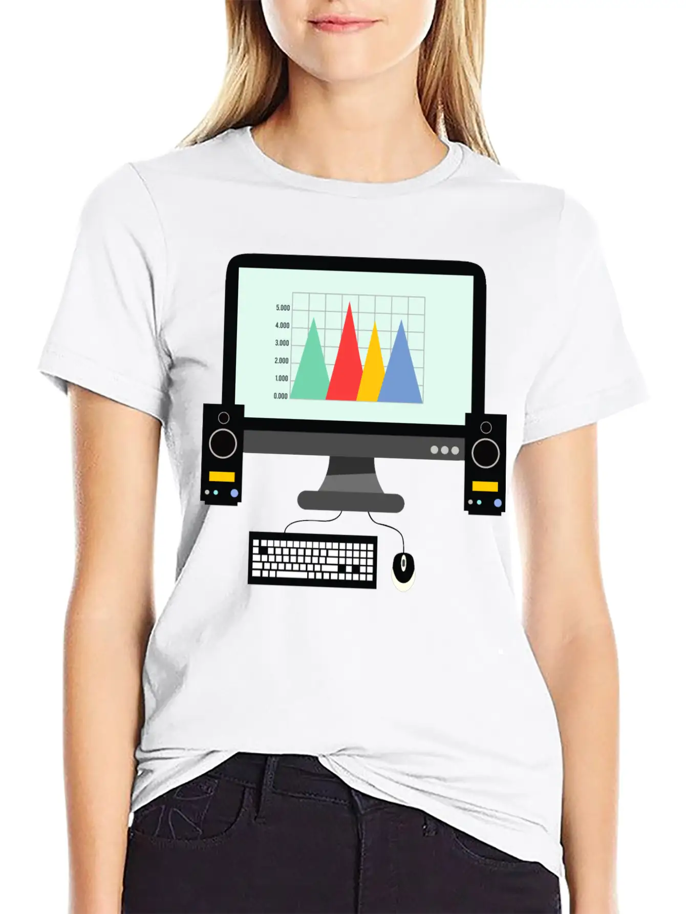 Computer Stylish Everyday T-Shirt – Unisex Basic Cotton Tee