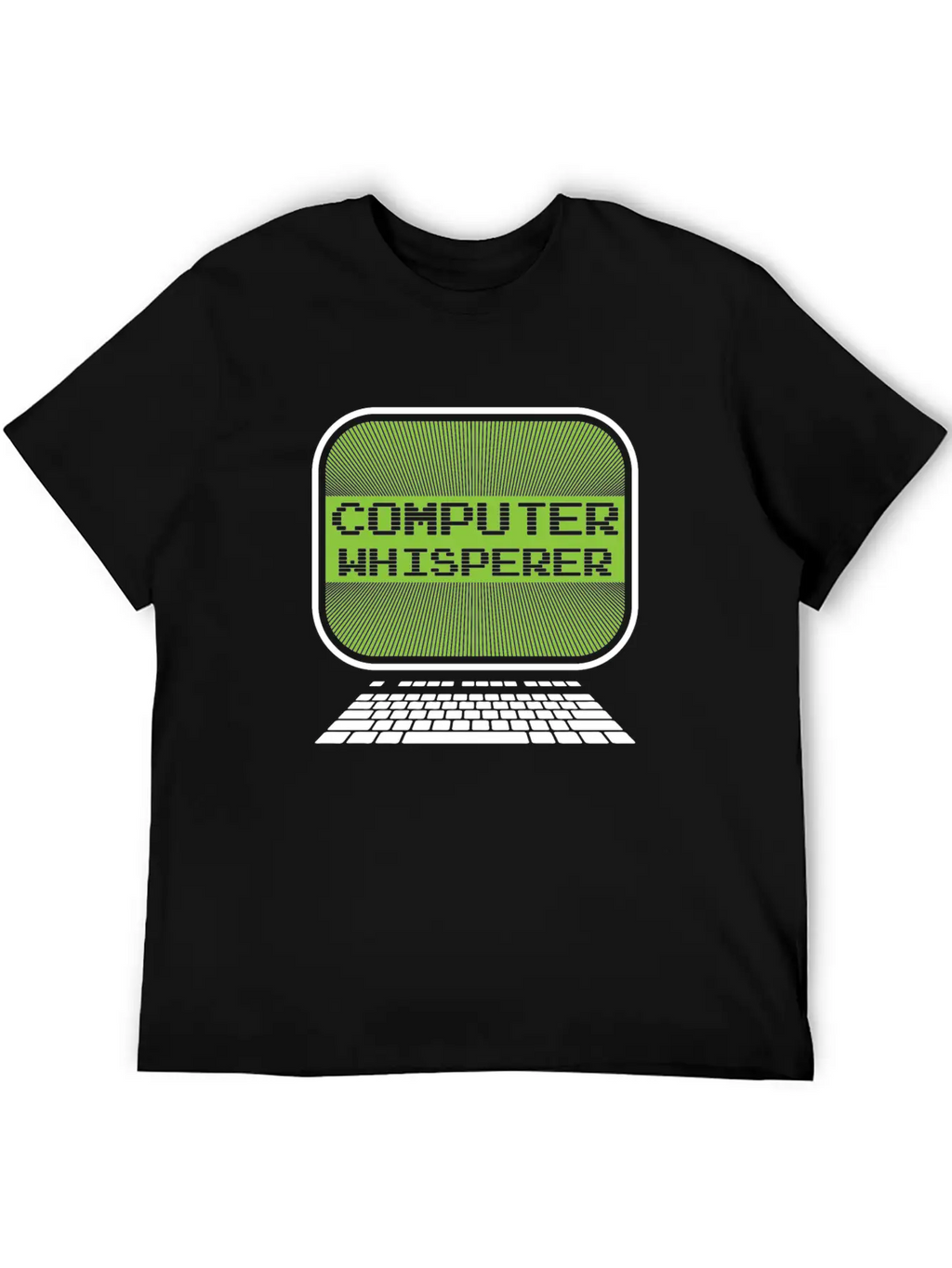 Computer Whisperer | Monitor Keyboard Technology Timeless Short Sleeve Tee – Comfy And Minimalist Design