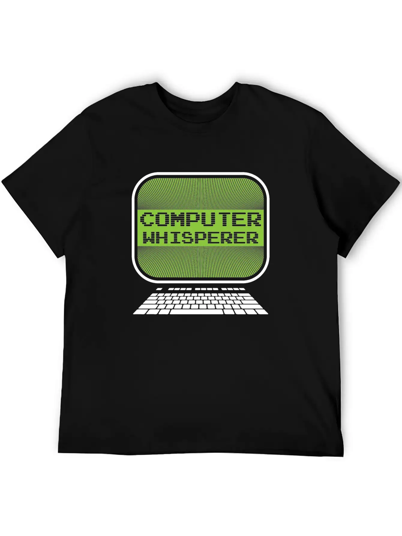 Computer Whisperer | Monitor Keyboard Technology Timeless Short Sleeve Tee – Comfy And Minimalist Design