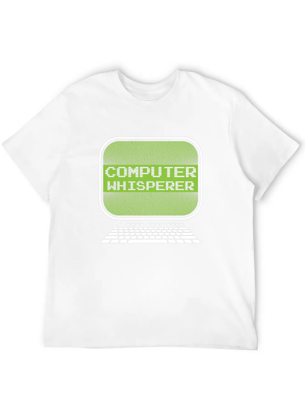 Computer Whisperer | Monitor Keyboard Technology Timeless Short Sleeve Tee – Comfy And Minimalist Design