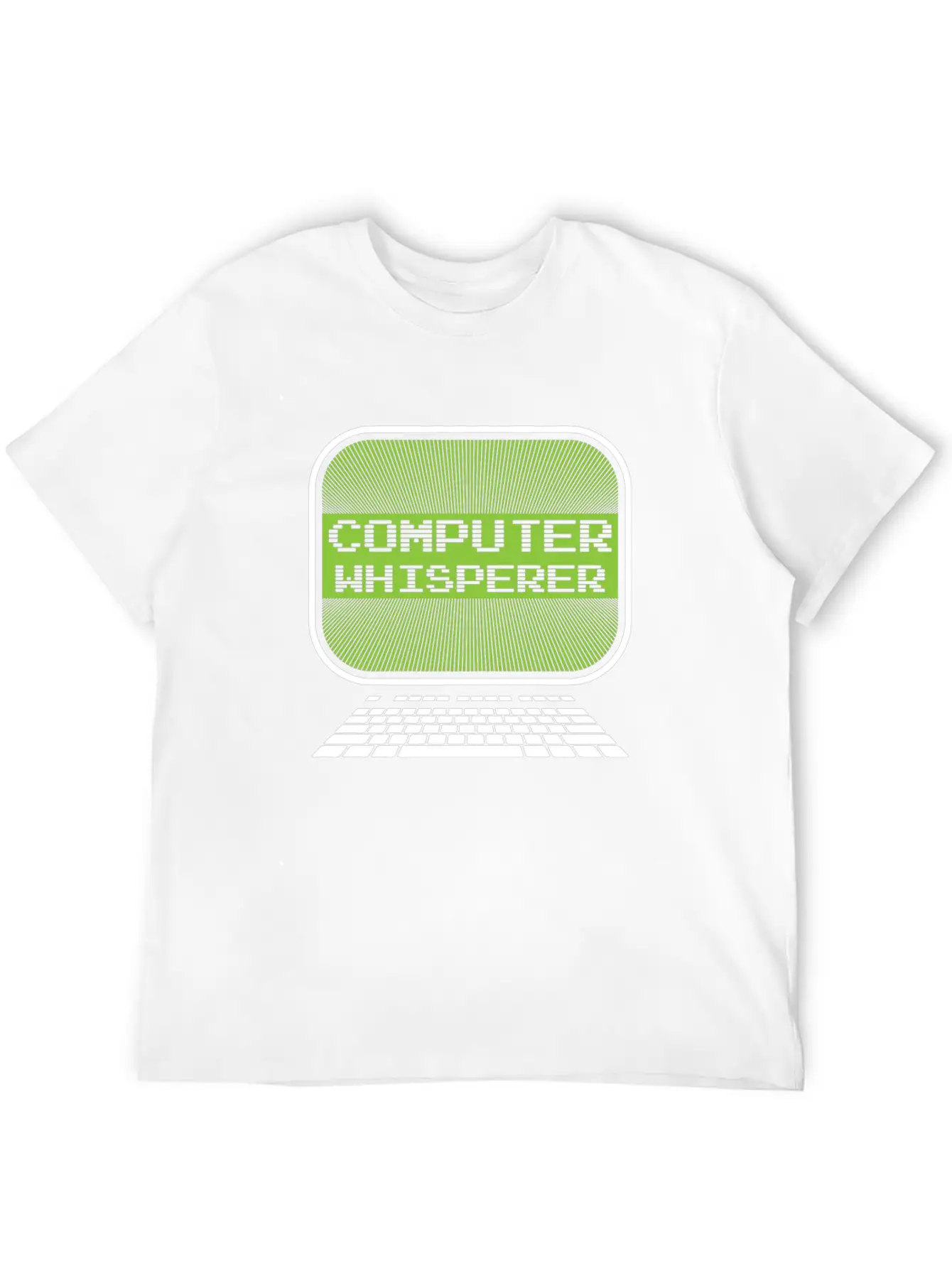 Computer Whisperer | Monitor Keyboard Technology Timeless Short Sleeve Tee – Comfy And Minimalist Design