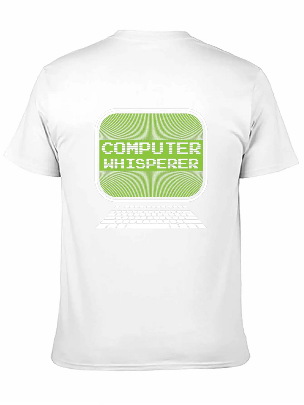 Computer Whisperer | Monitor Keyboard Technology Timeless Short Sleeve Tee – Comfy And Minimalist Design