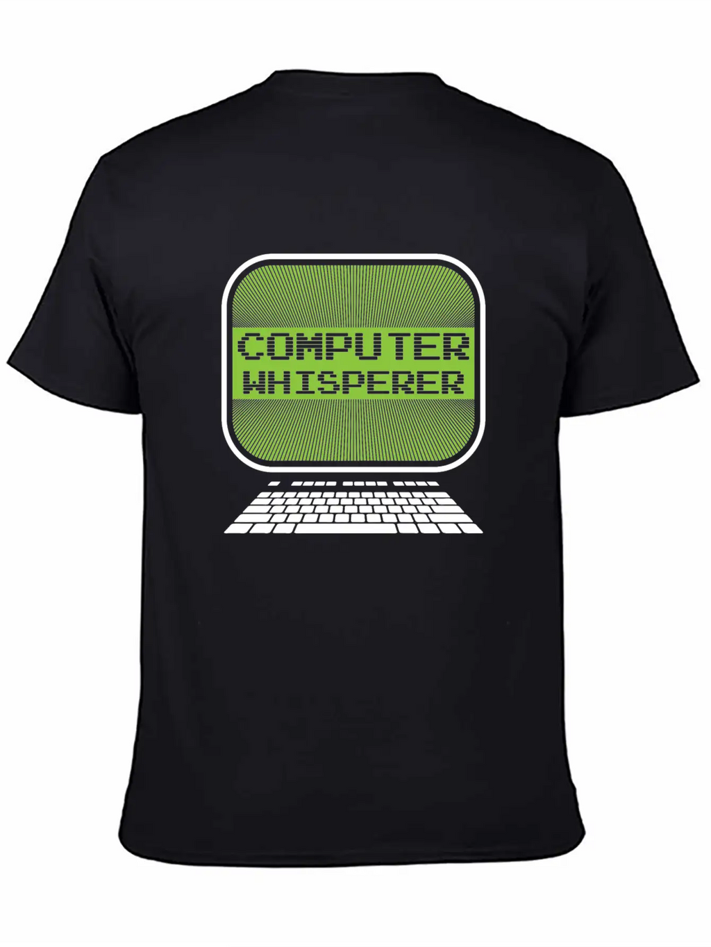 Computer Whisperer | Monitor Keyboard Technology Timeless Short Sleeve Tee – Comfy And Minimalist Design