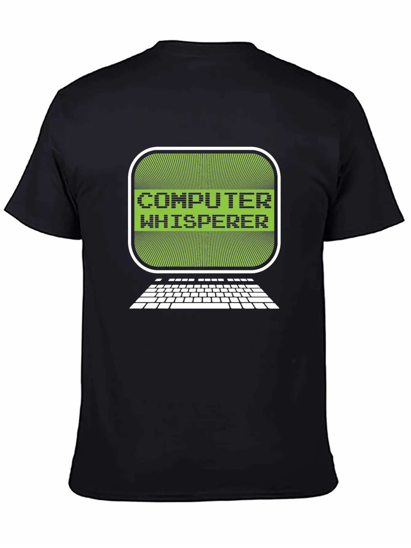 Computer Whisperer | Monitor Keyboard Technology Timeless Short Sleeve Tee – Comfy And Minimalist Design