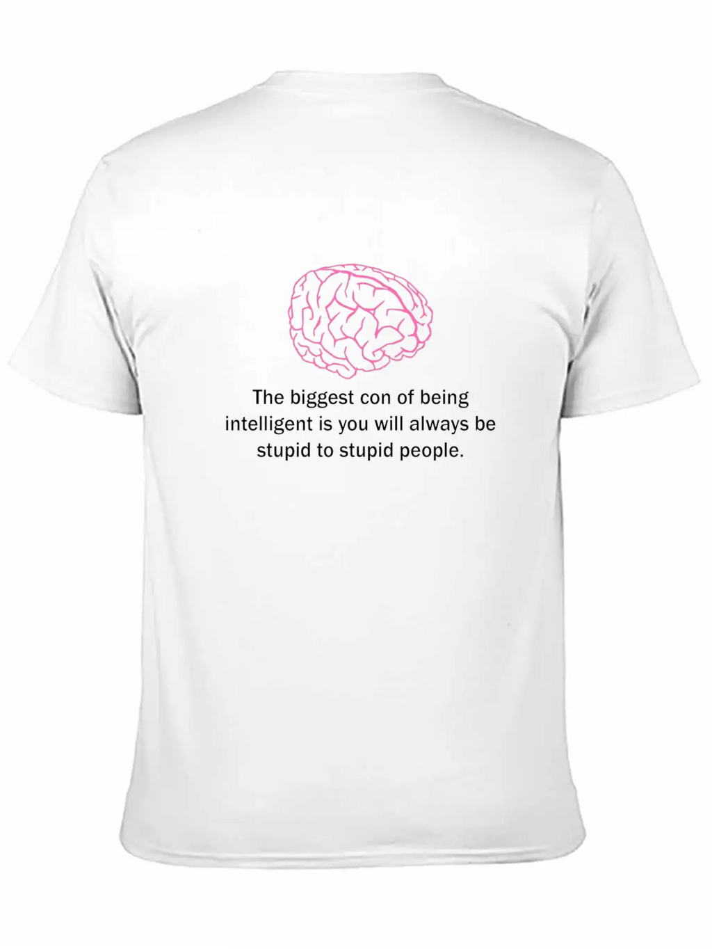 Con Of Being Intelligent Classic Cotton Tee – Unisex Comfort For Any Season
