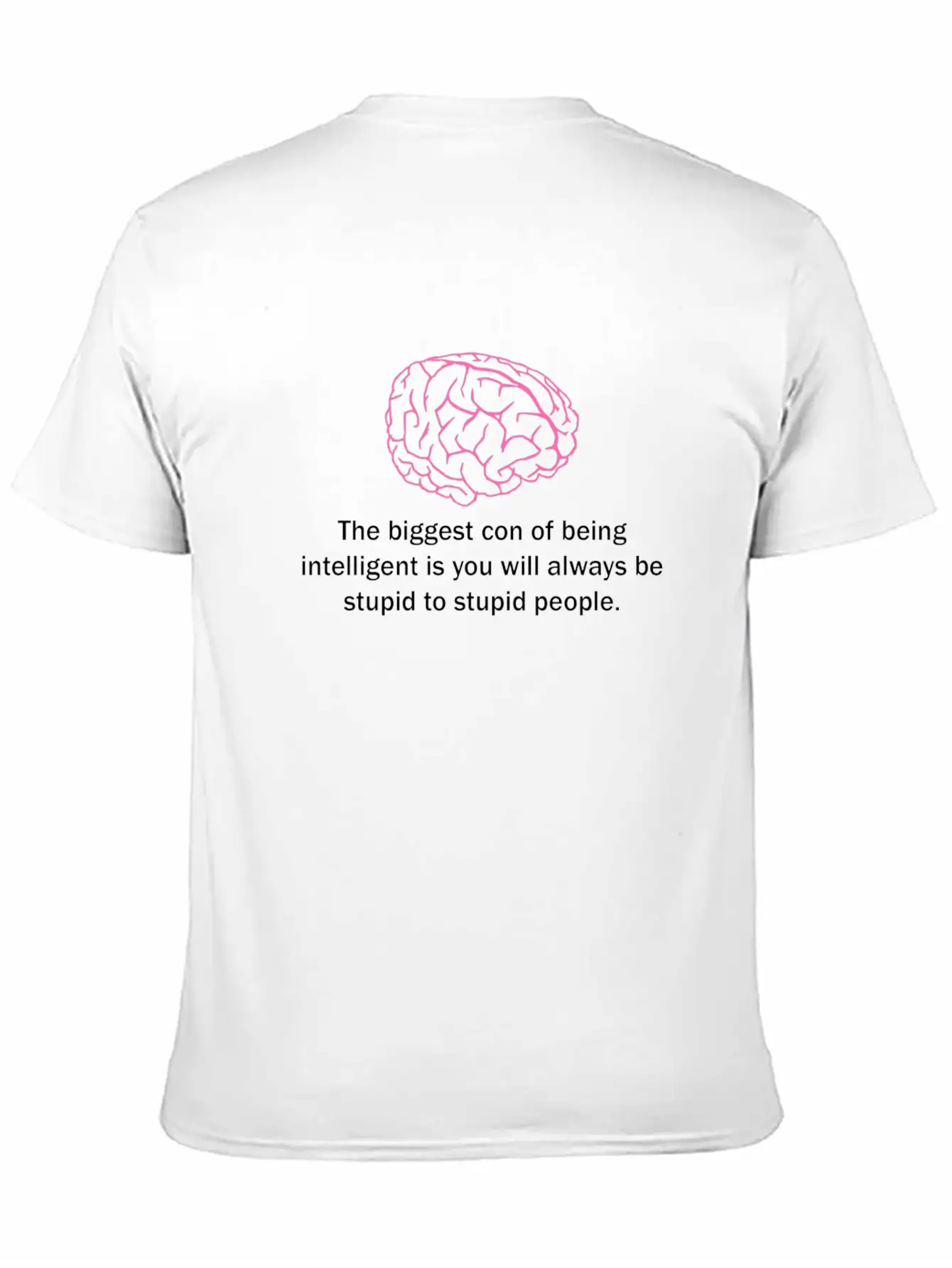 Con Of Being Intelligent Classic Cotton Tee – Unisex Comfort For Any Season