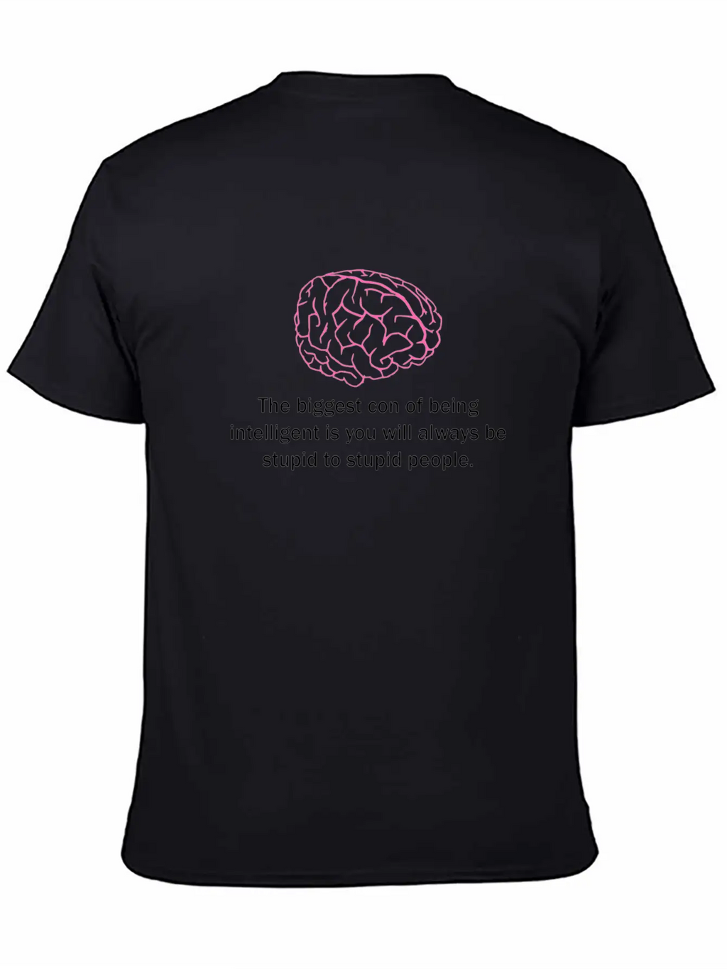 Con Of Being Intelligent Classic Cotton Tee – Unisex Comfort For Any Season