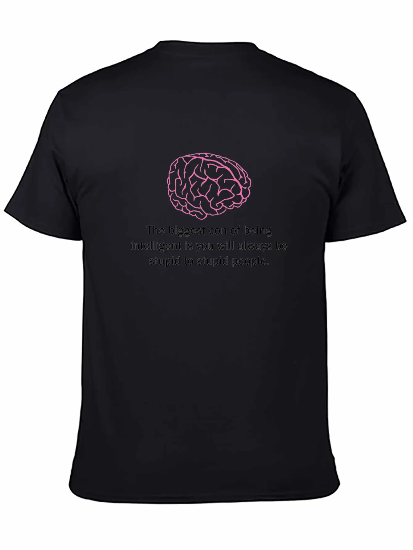 Con Of Being Intelligent Classic Cotton Tee – Unisex Comfort For Any Season