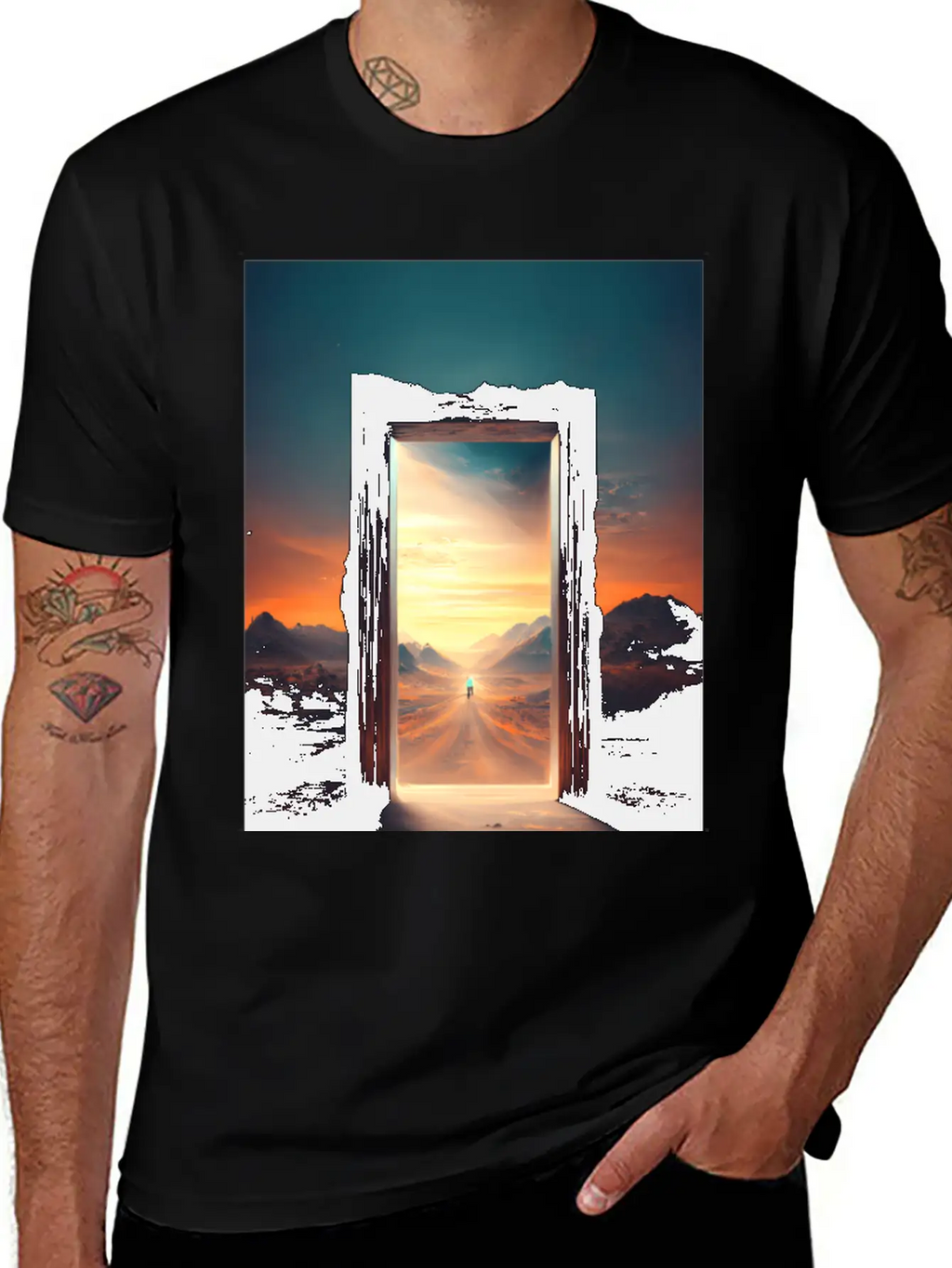 Concentration And Mindset Poster For Relaxation Essential Cotton Tee For Daily Outfits – Unisex Style
