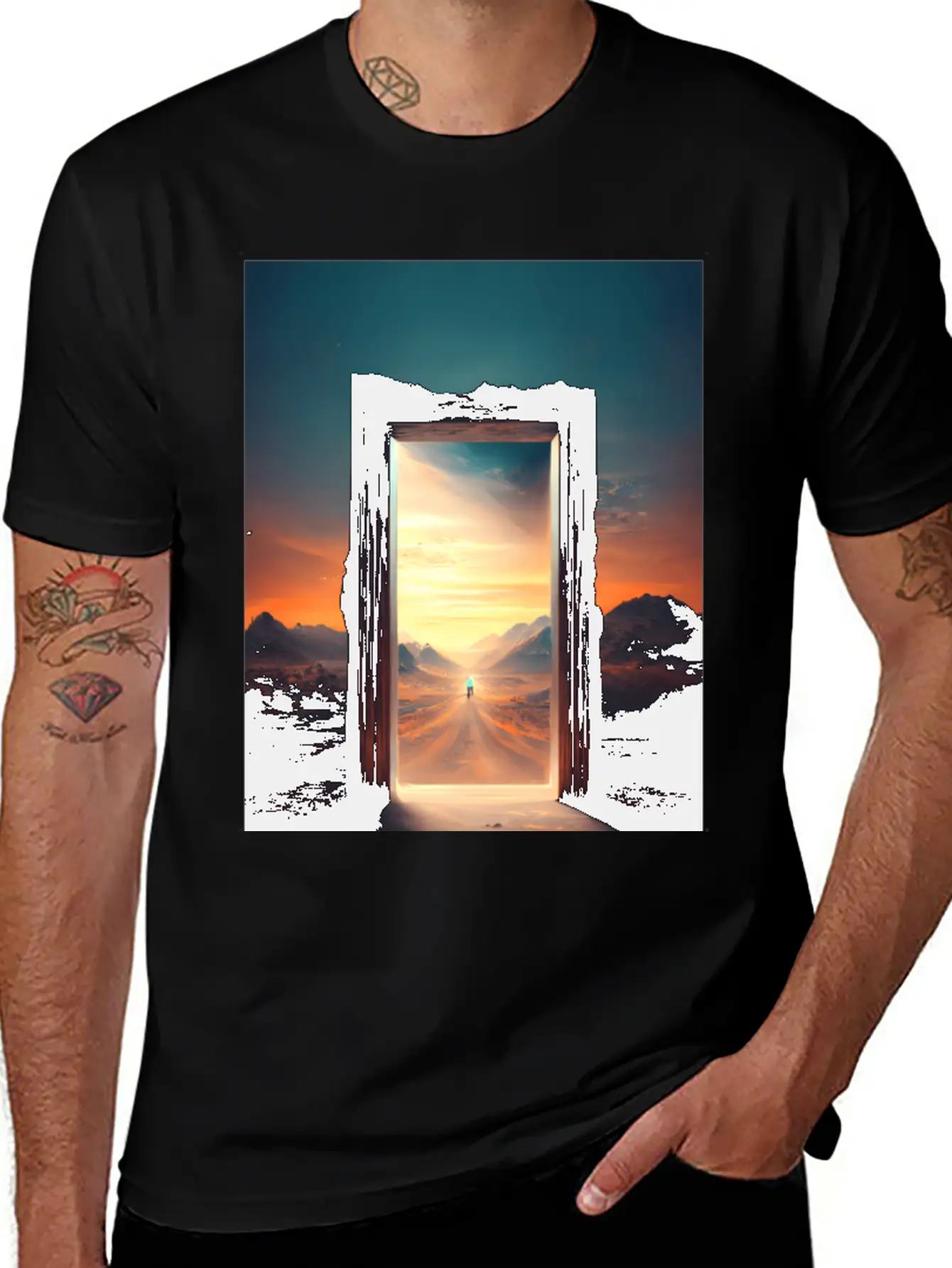 Concentration And Mindset Poster For Relaxation Essential Cotton Tee For Daily Outfits – Unisex Style