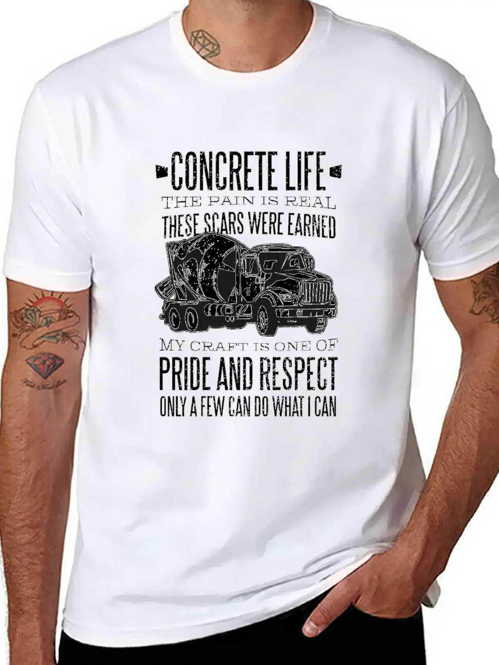 Concrete Truck Car Concrete Truck Car Inspiration Classic Cotton Tee – Unisex Comfort For Any Season
