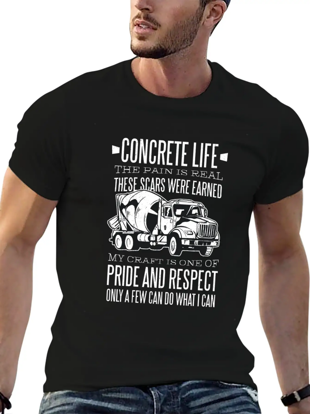 Concrete Truck Car Concrete Truck Car Inspiration Classic Cotton Tee – Unisex Comfort For Any Season