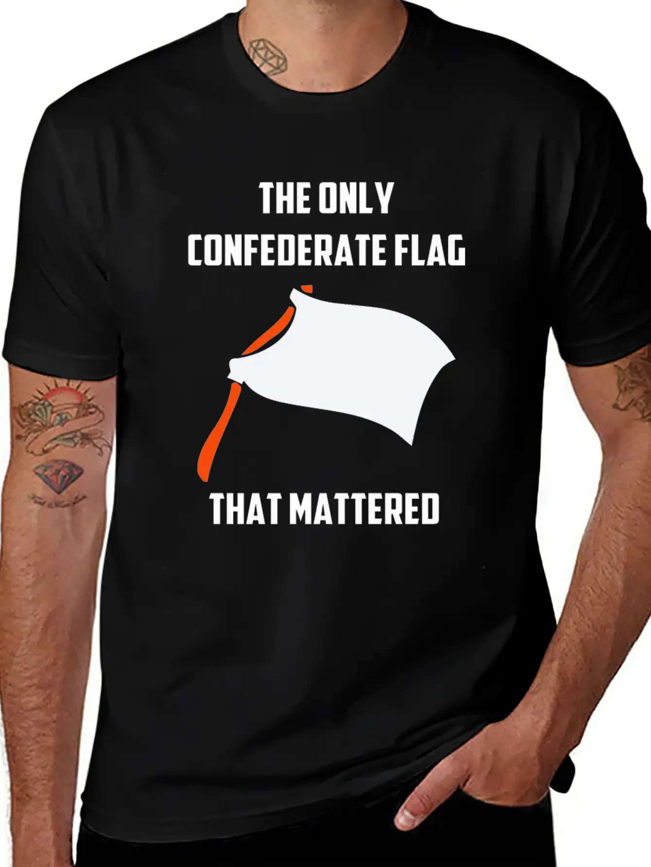 CONFEDERATE FLAG T SHIRT Breathable Soft Cotton T-Shirt – Timeless Casual Look