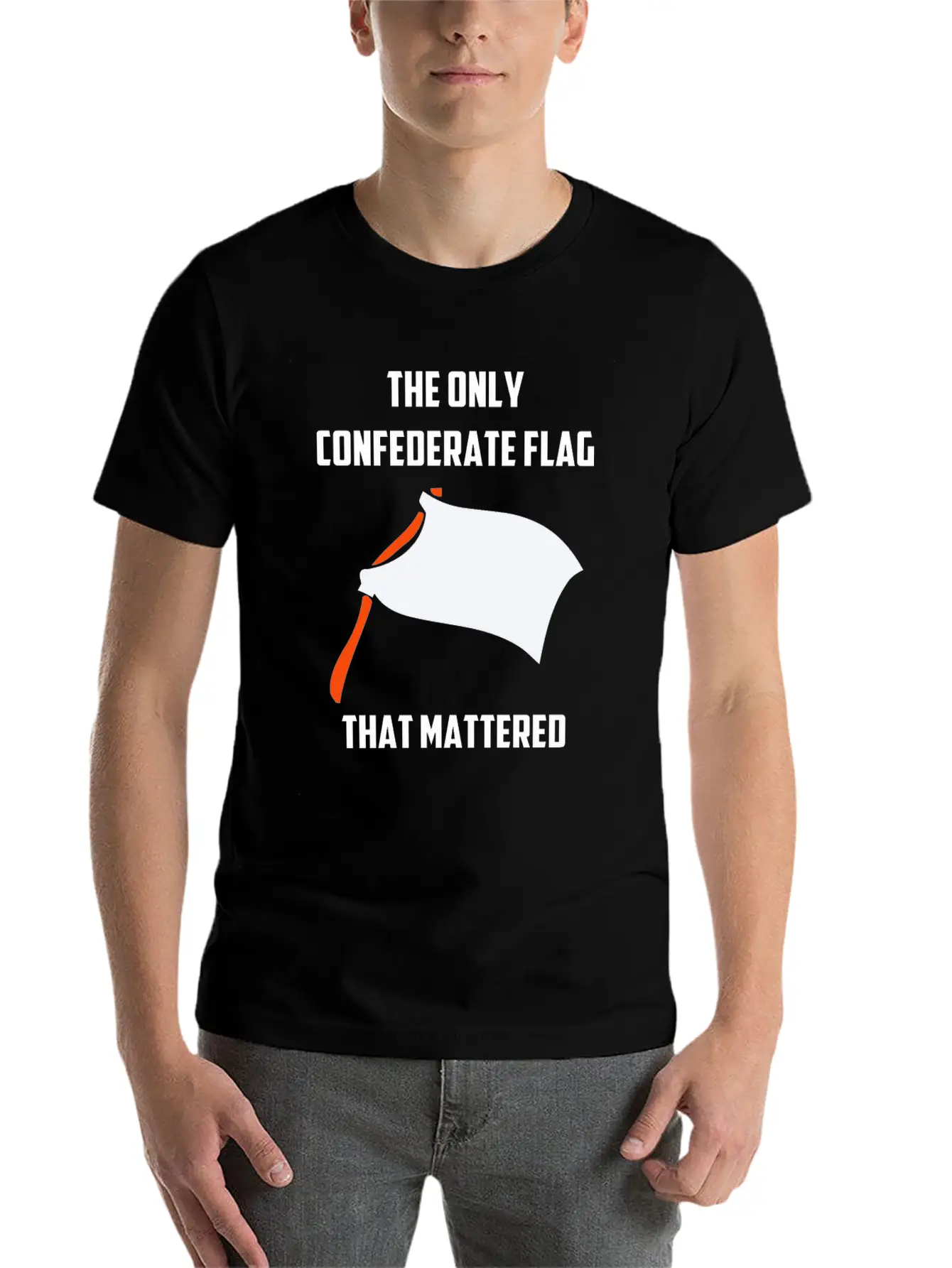 CONFEDERATE FLAG T SHIRT Breathable Soft Cotton T-Shirt – Timeless Casual Look