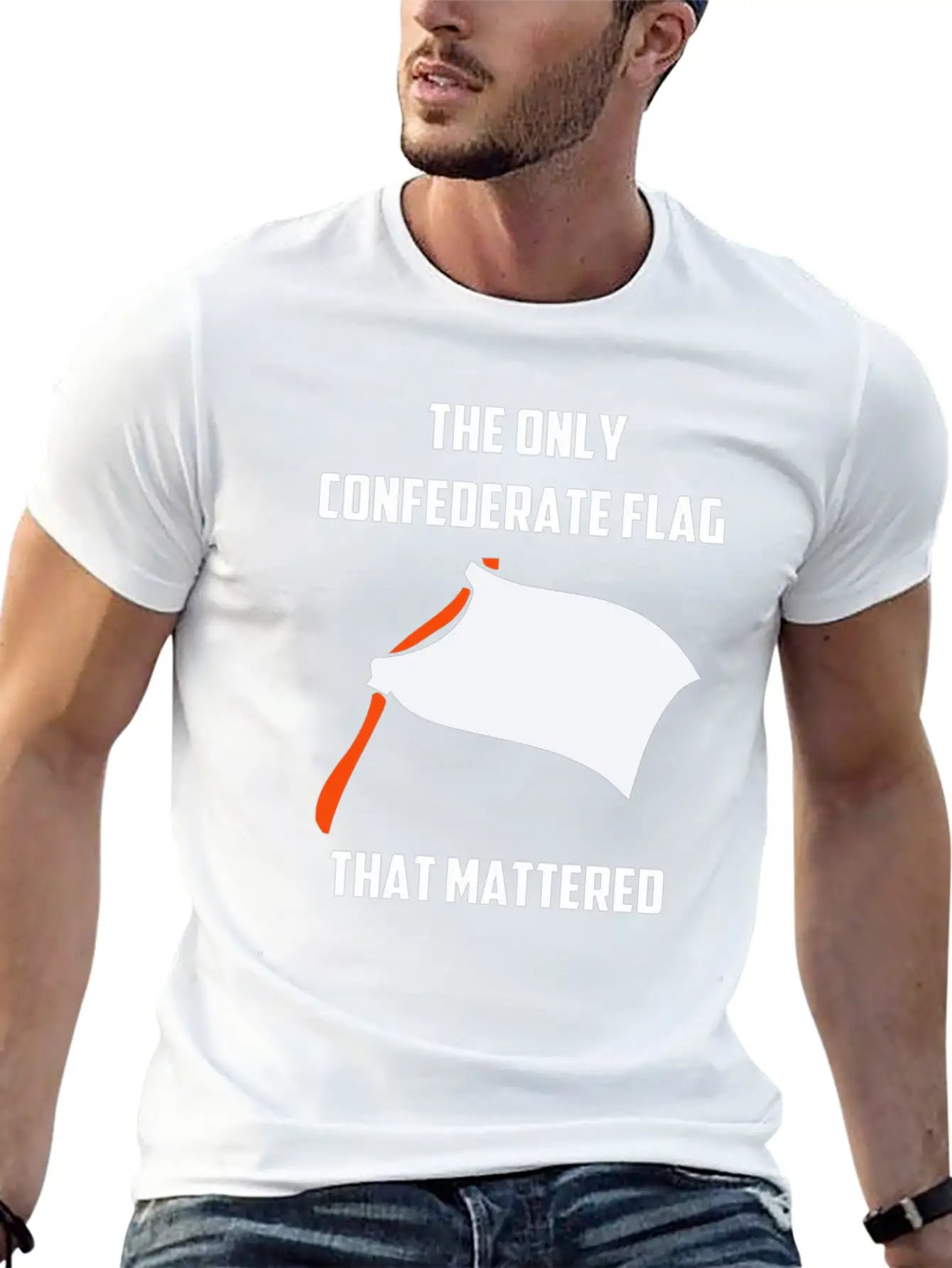 CONFEDERATE FLAG T SHIRT Breathable Soft Cotton T-Shirt – Timeless Casual Look