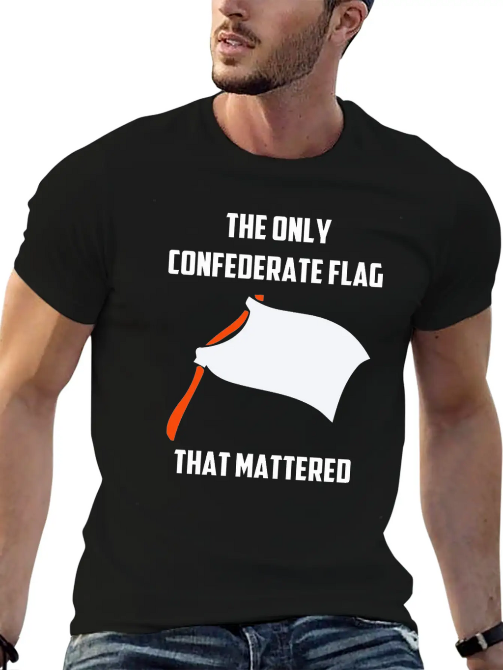 CONFEDERATE FLAG T SHIRT Breathable Soft Cotton T-Shirt – Timeless Casual Look