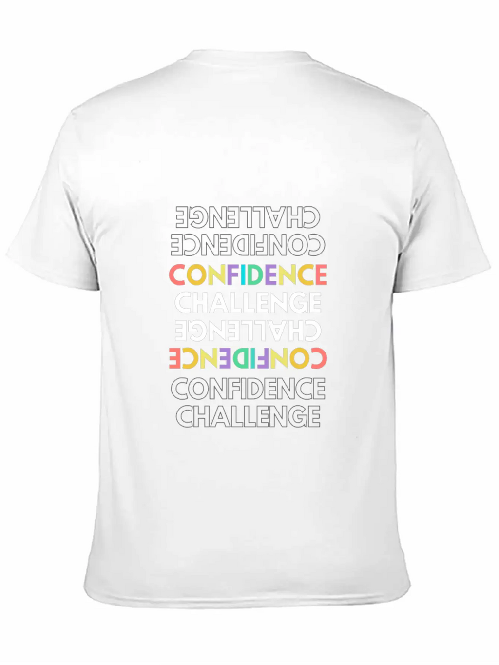 Confidence And Challenge Relaxed Everyday Tee – Lightweight And Durable Cotton