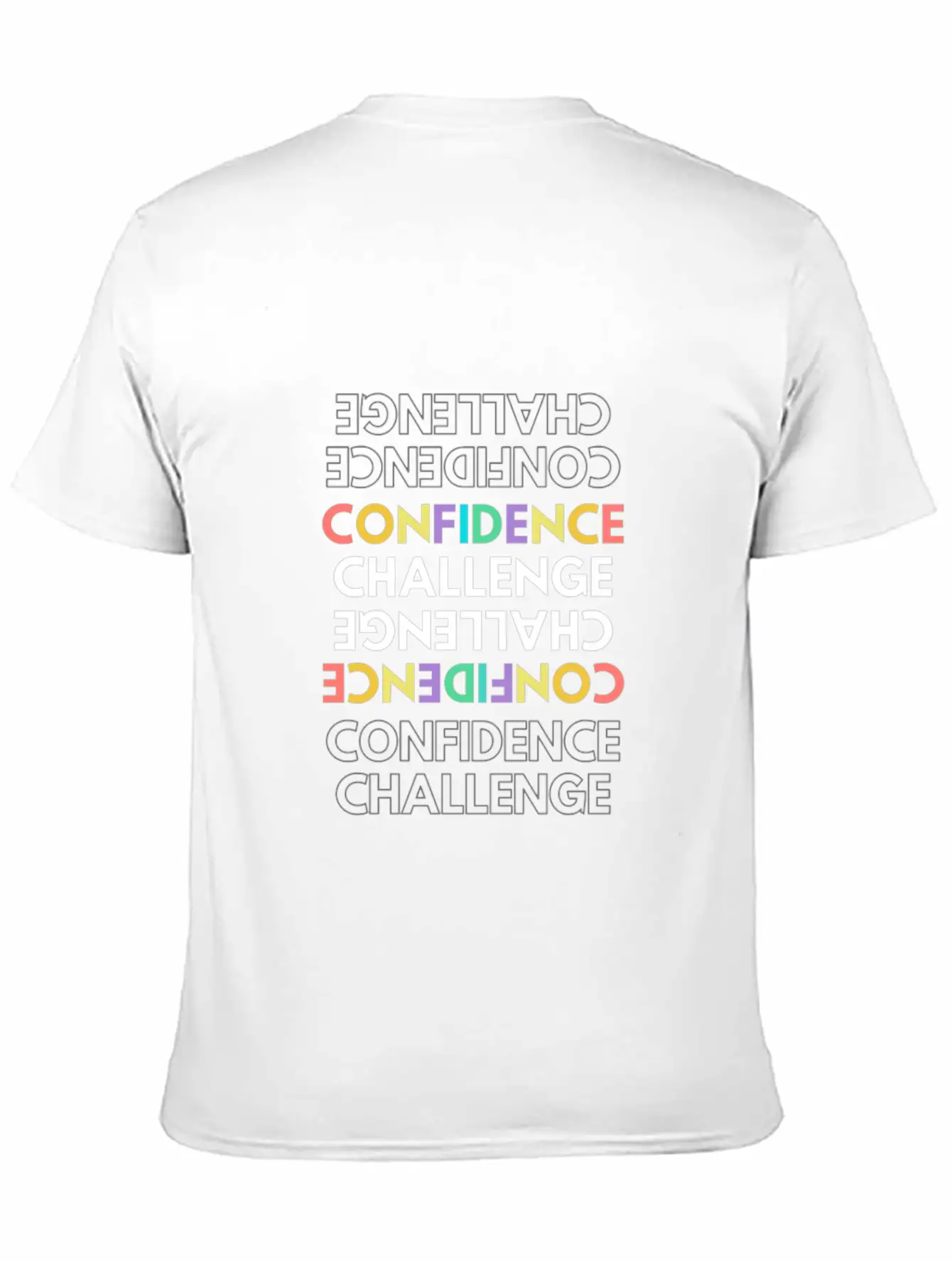 Confidence And Challenge Relaxed Everyday Tee – Lightweight And Durable Cotton
