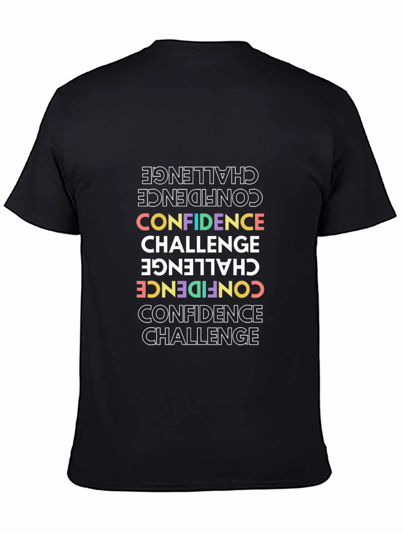 Confidence And Challenge Relaxed Everyday Tee – Lightweight And Durable Cotton