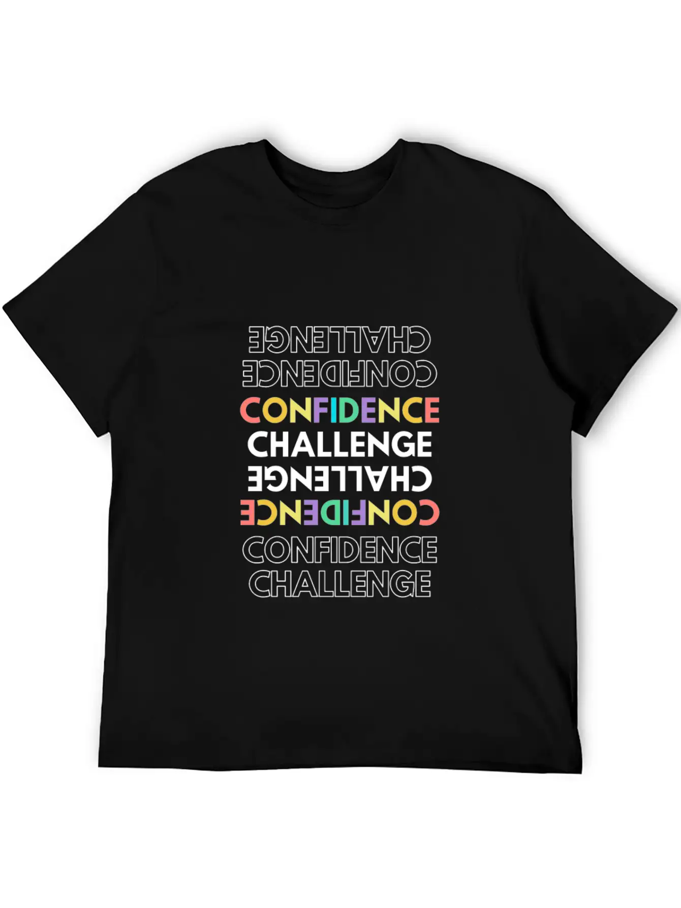 Confidence And Challenge Relaxed Everyday Tee – Lightweight And Durable Cotton