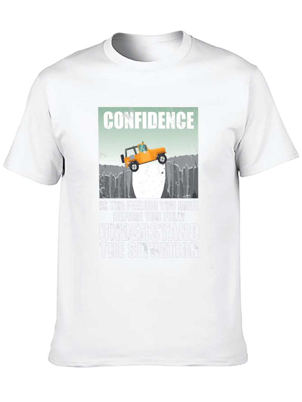 Confidence Is A Feeling Motivational Breathable Graphic T-Shirt – Perfect For Casual Days