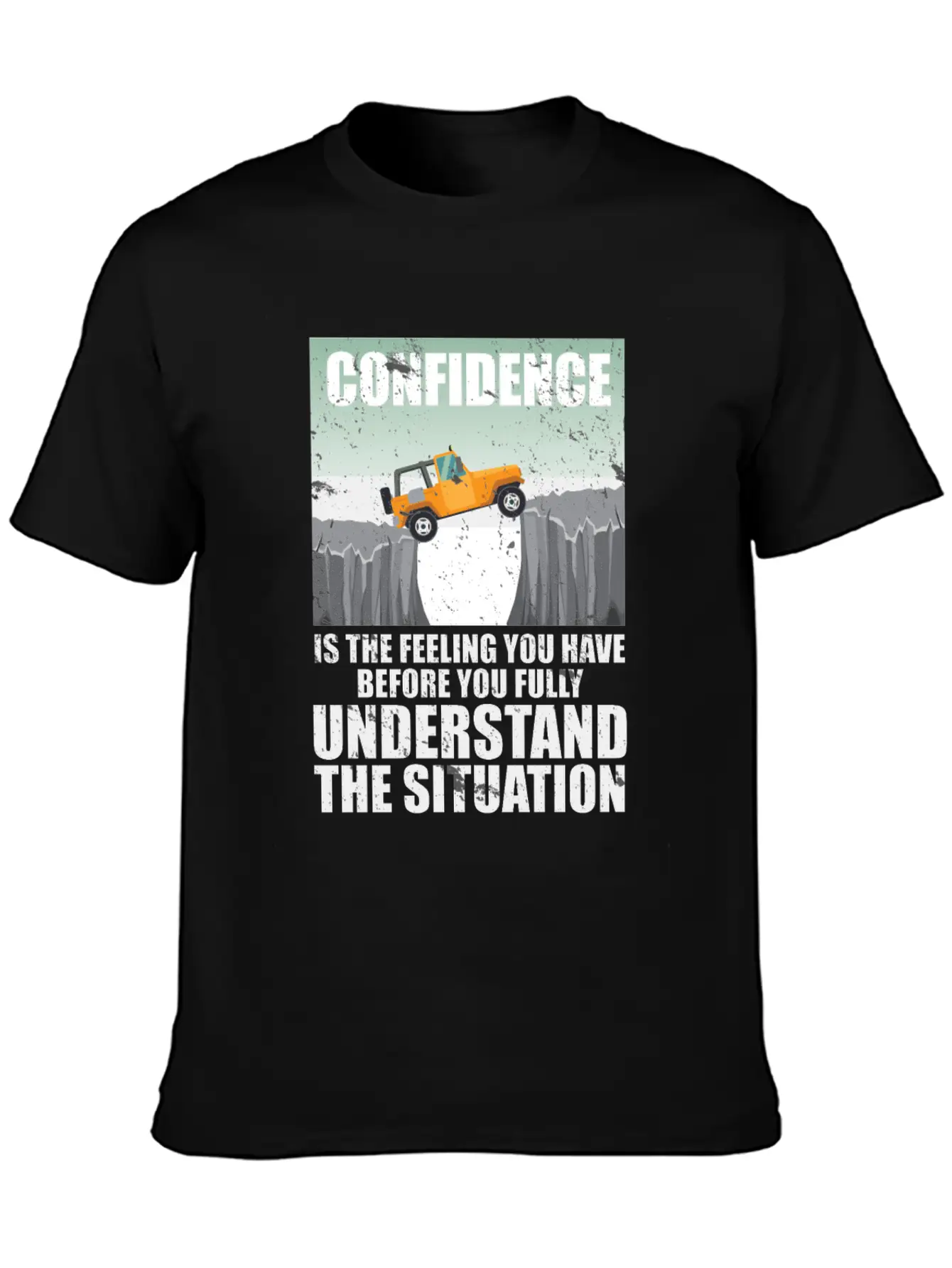 Confidence Is A Feeling Motivational Breathable Graphic T-Shirt – Perfect For Casual Days